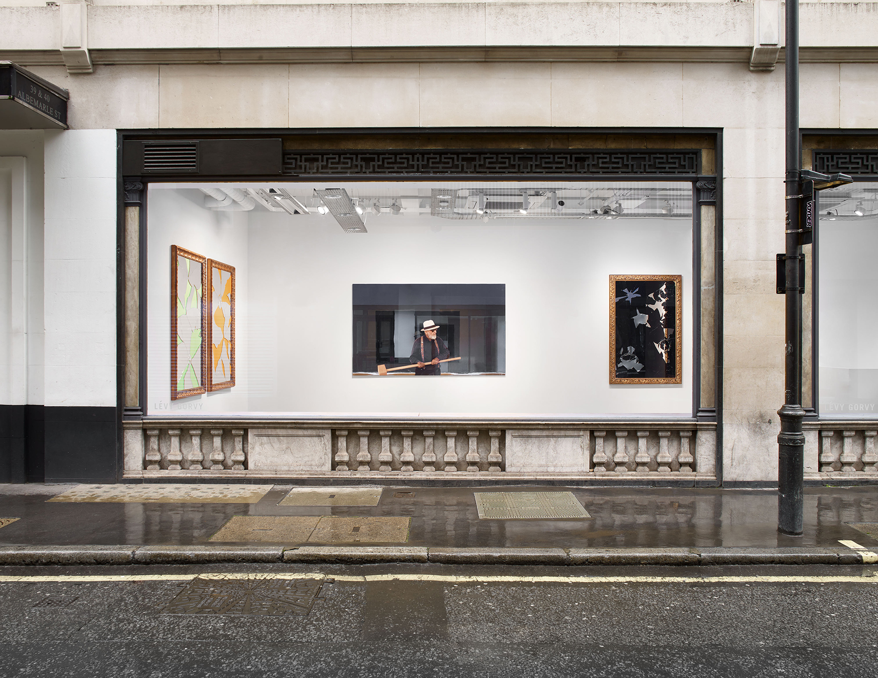 Outside view of Michelangelo Pistoletto at 40 Albemarle St