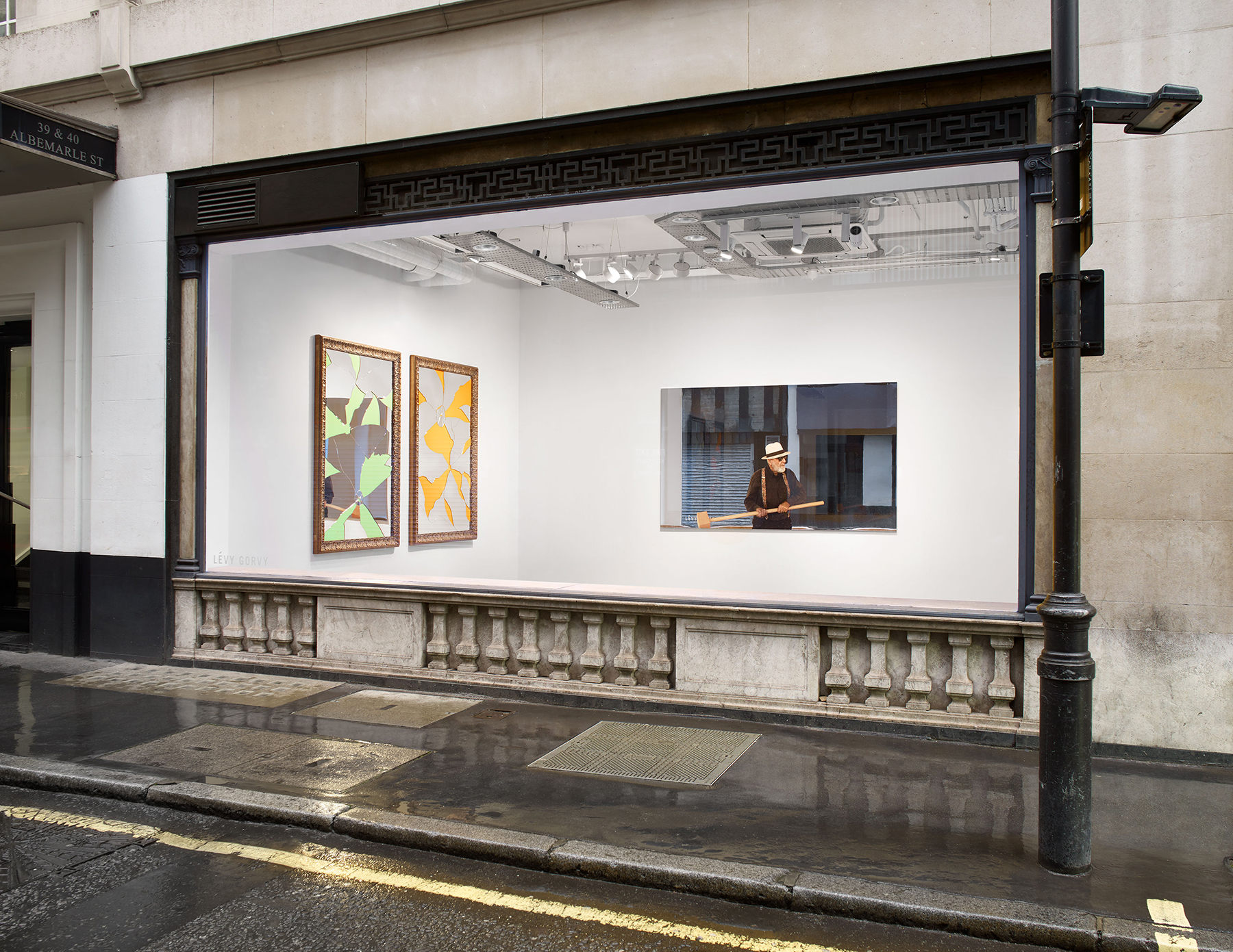 Outside view of Michelangelo Pistoletto at 40 Albemarle St