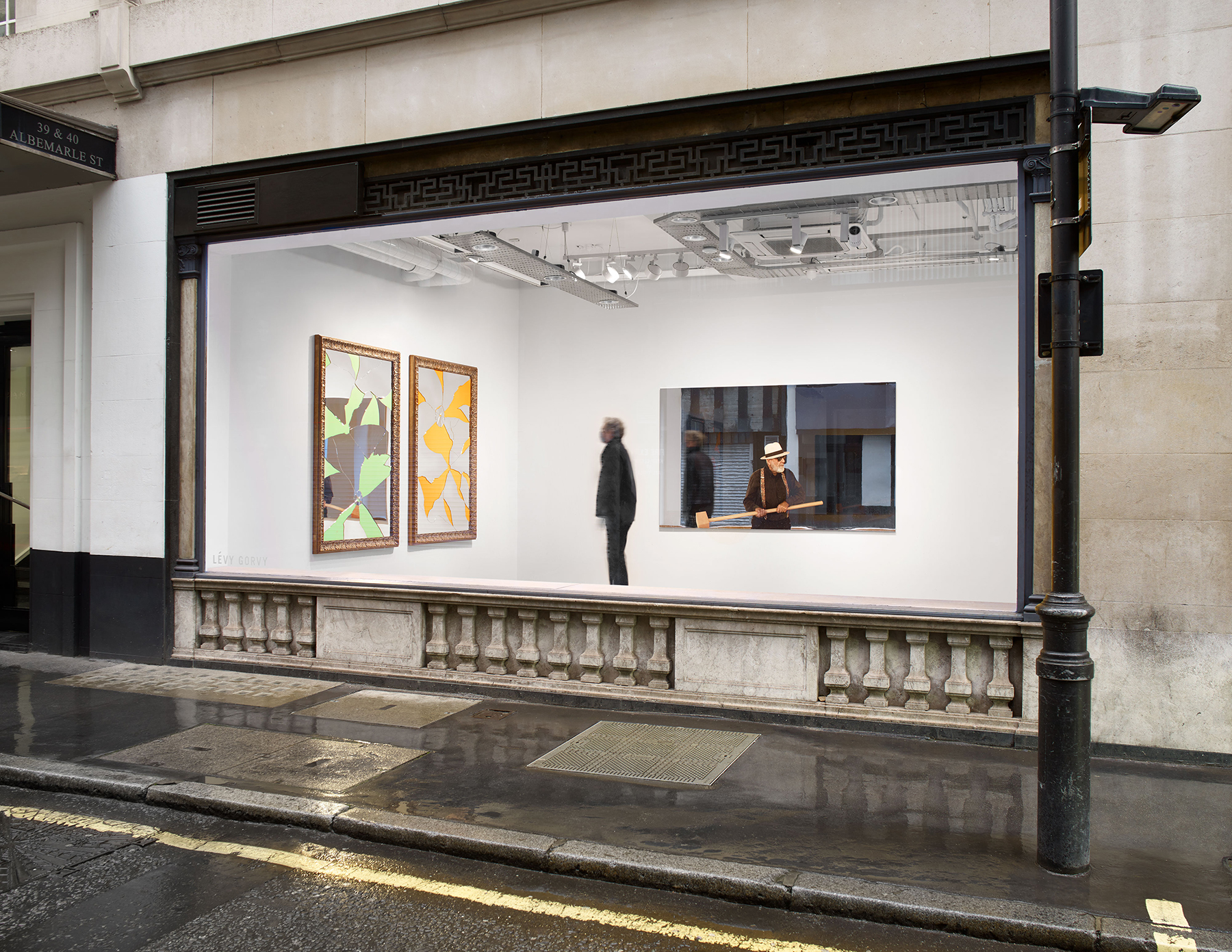 Outside view of Michelangelo Pistoletto at 40 Albemarle St