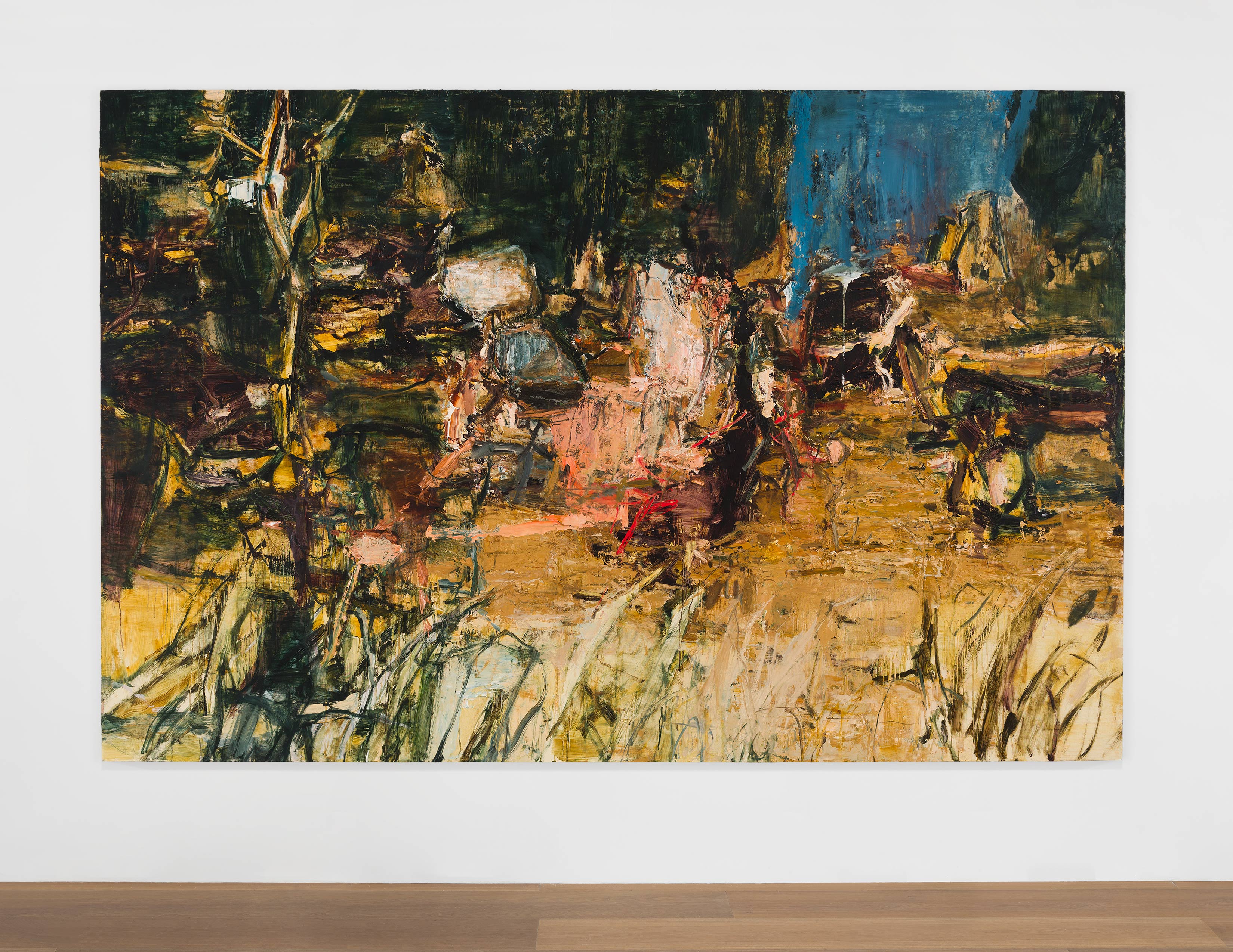 Installation view of Tu Hongtao painting titled Drunken Forest