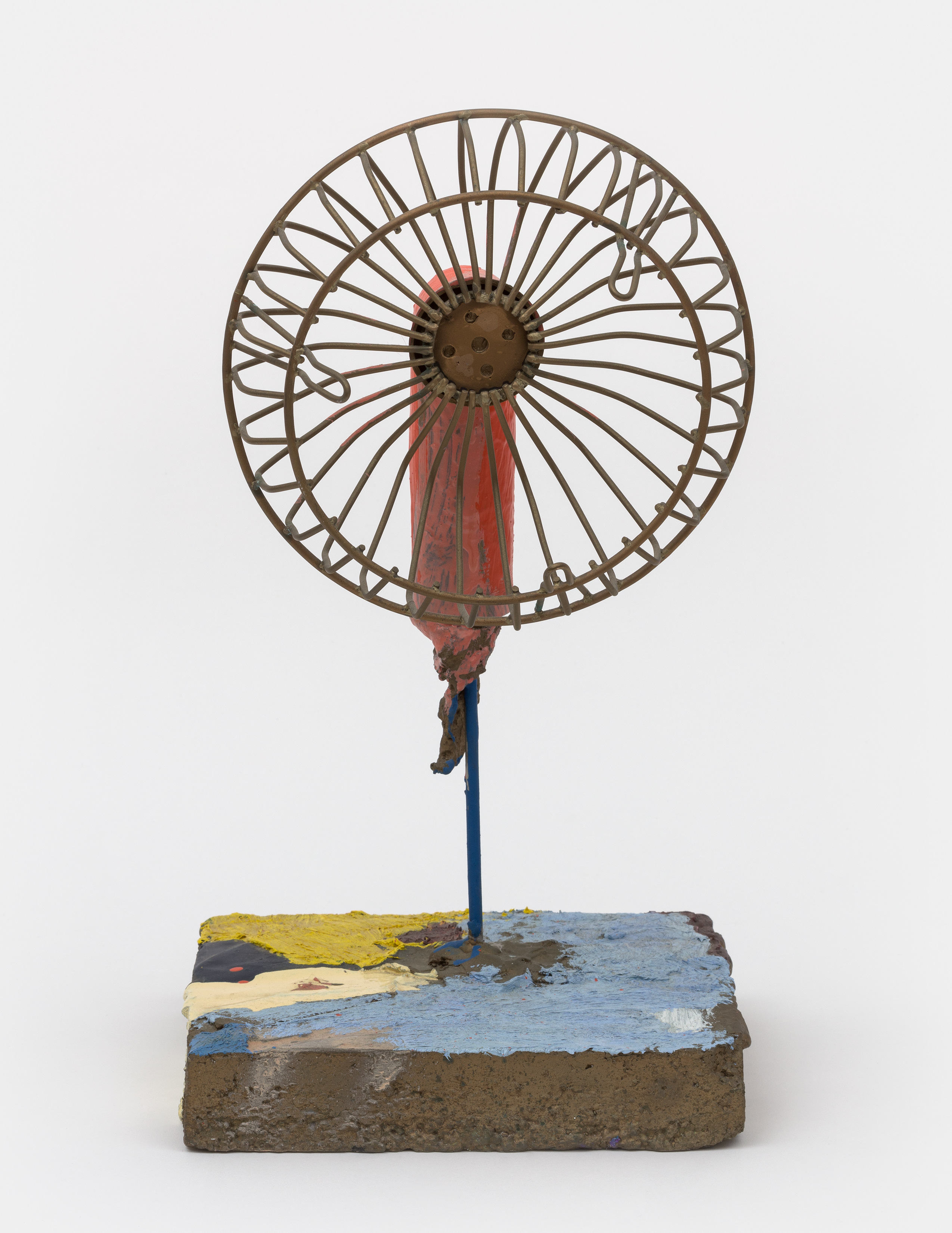 Eddie Martinez's sculpture Untitled (Fan)