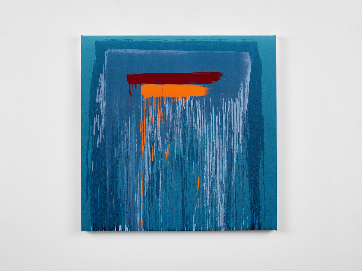 Image of Pat Steir's painting Considering Rothko #10