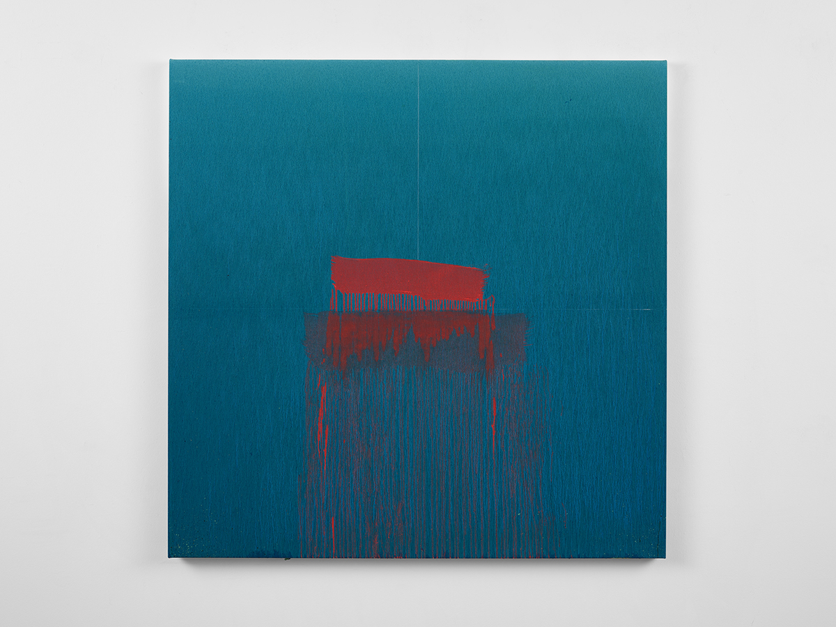 Image of Pat Steir's painting Considering Rothko #5