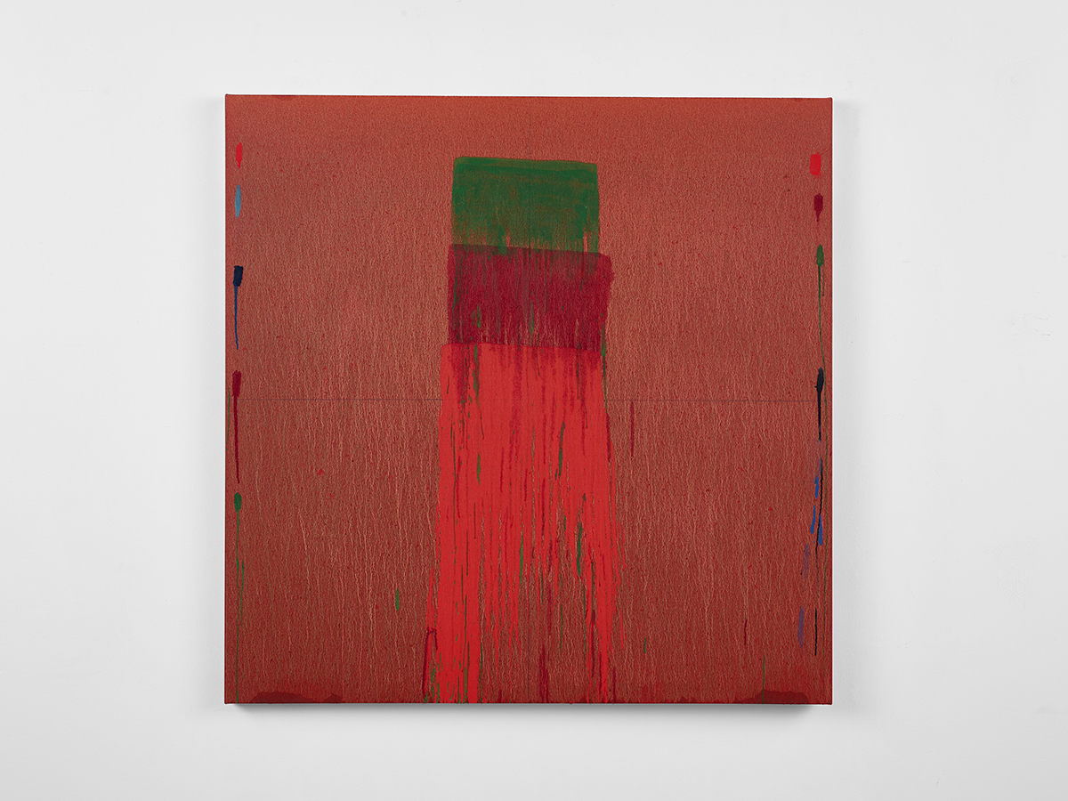 Image of Pat Steir's painting Considering Rothko #6