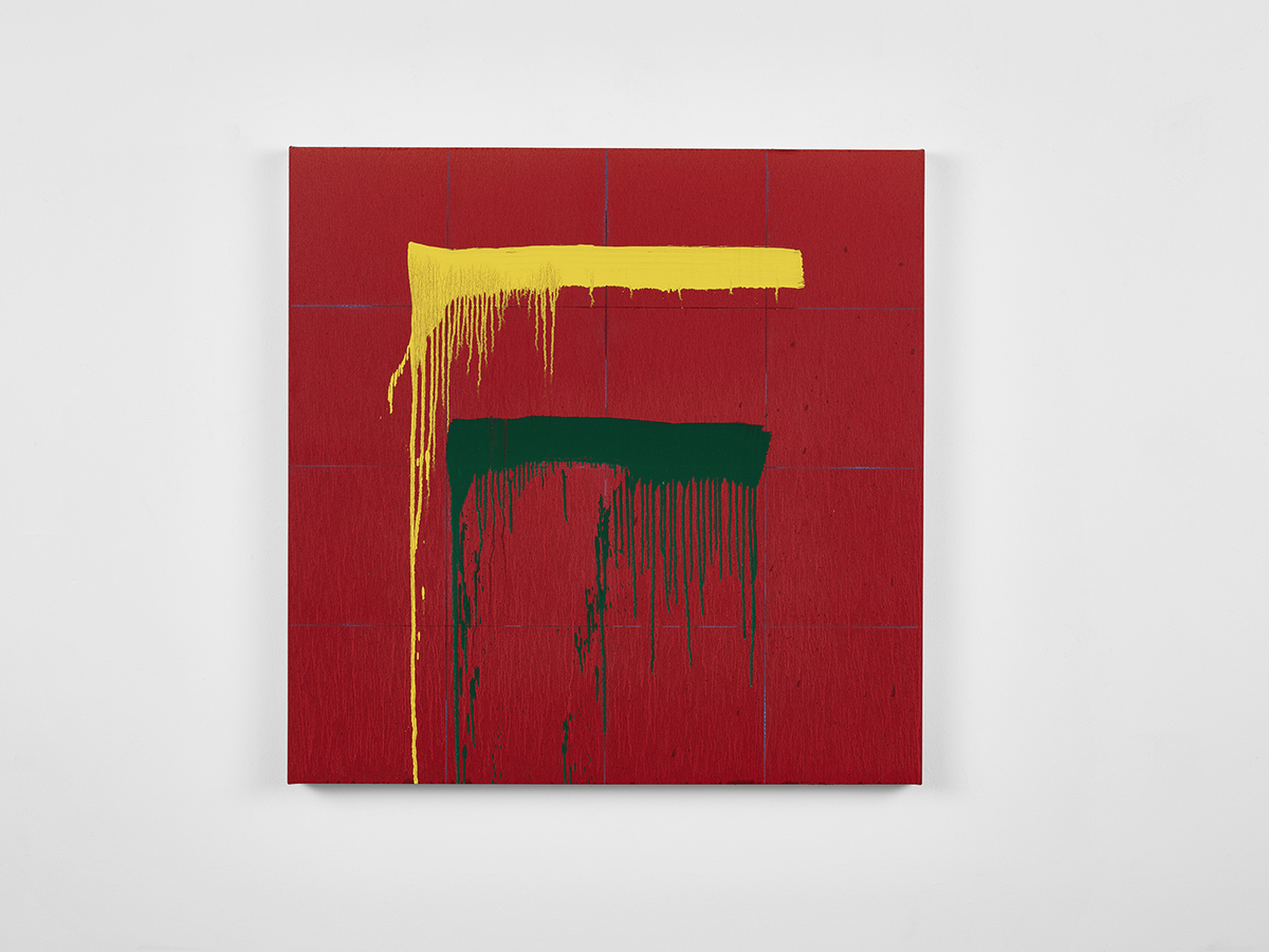 Image of Pat Steir's painting Considering Rothko #8