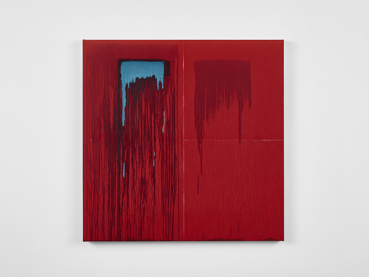 Image of Pat Steir's painting Considering Rothko #9