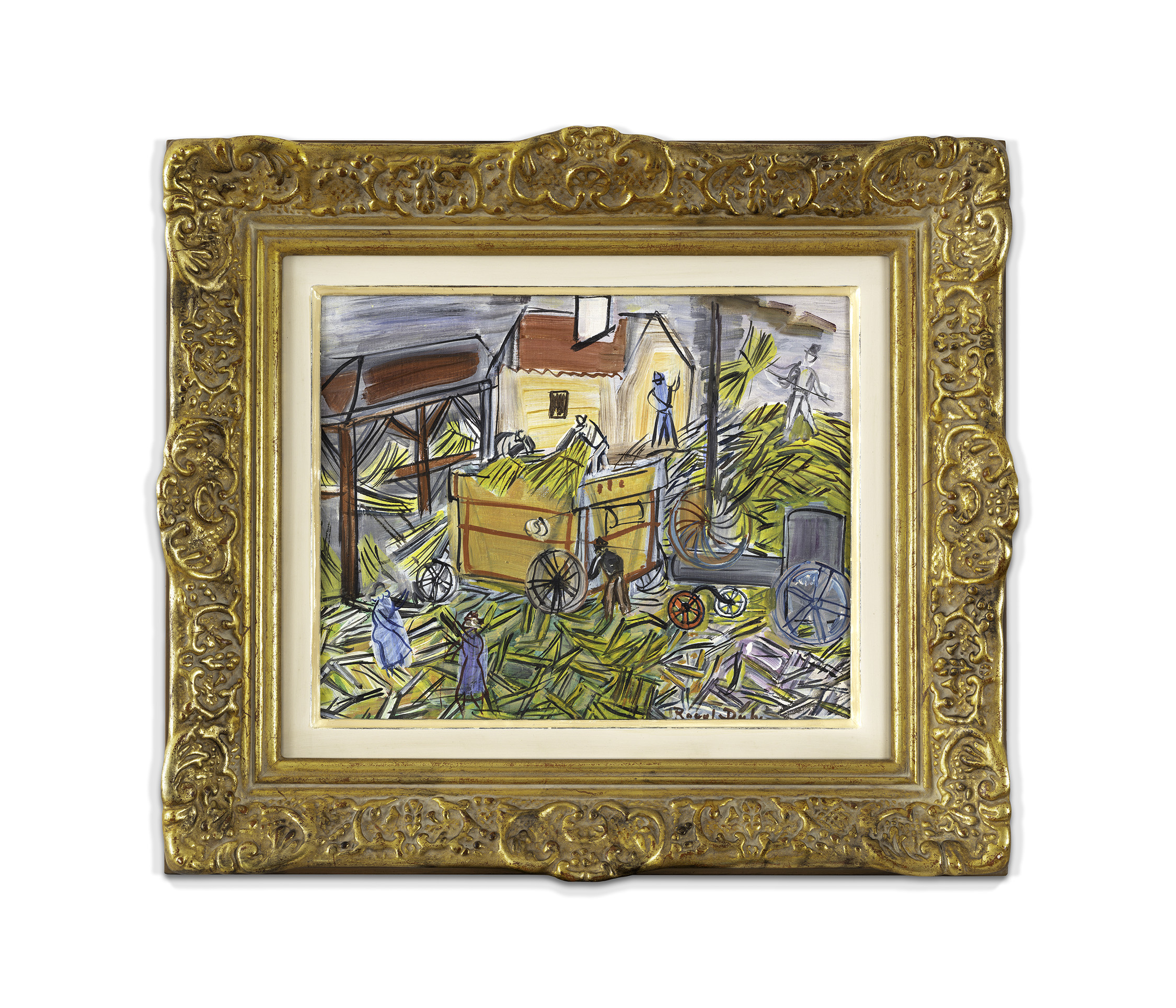 Raoul Dufy's painting titled Dépiquage jaune