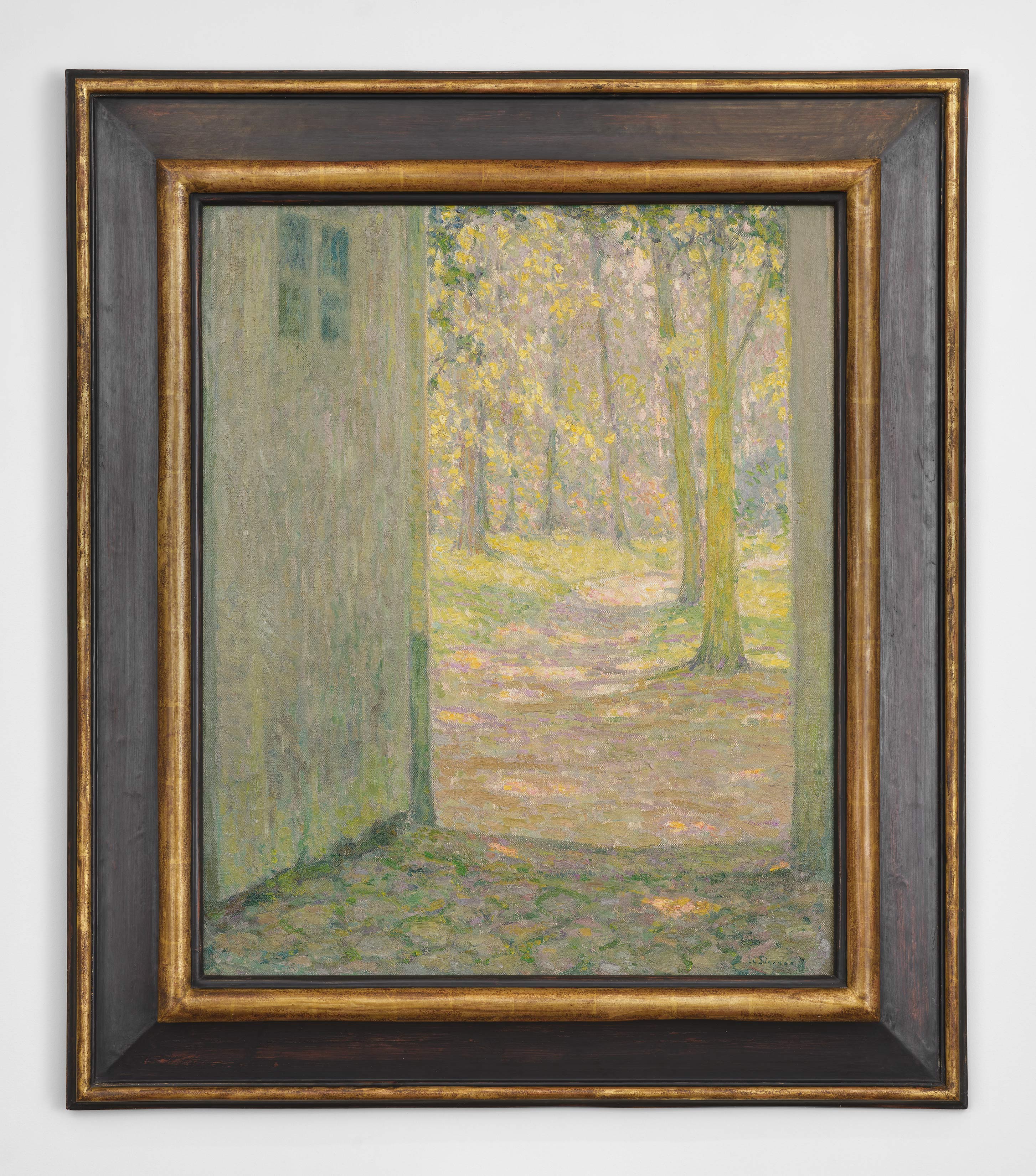 Henri Le Sidaner's painting titled Petite porte de Trianon