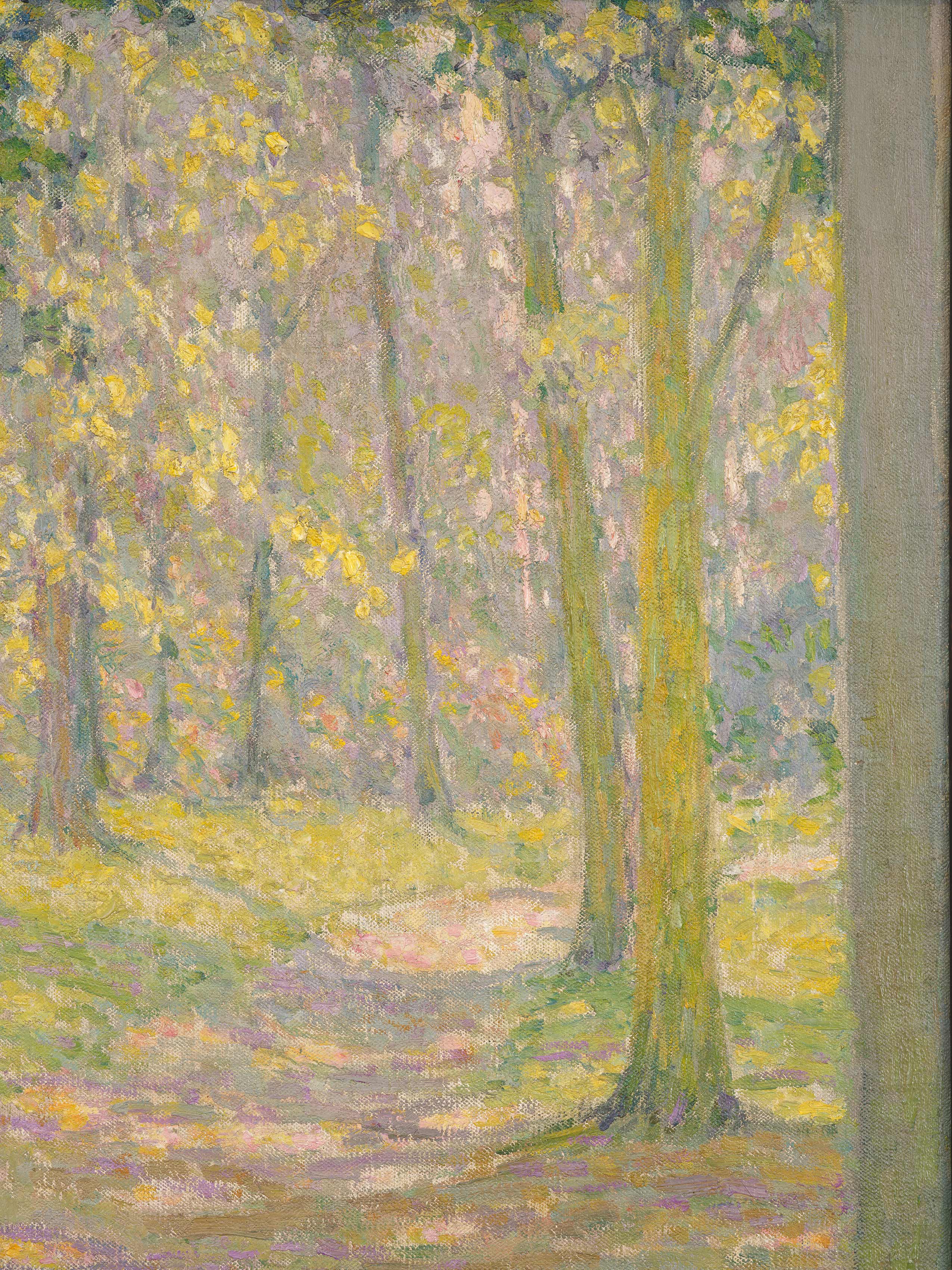 Detail view of Henri Le Sidaner's painting titled Petite porte de Trianon