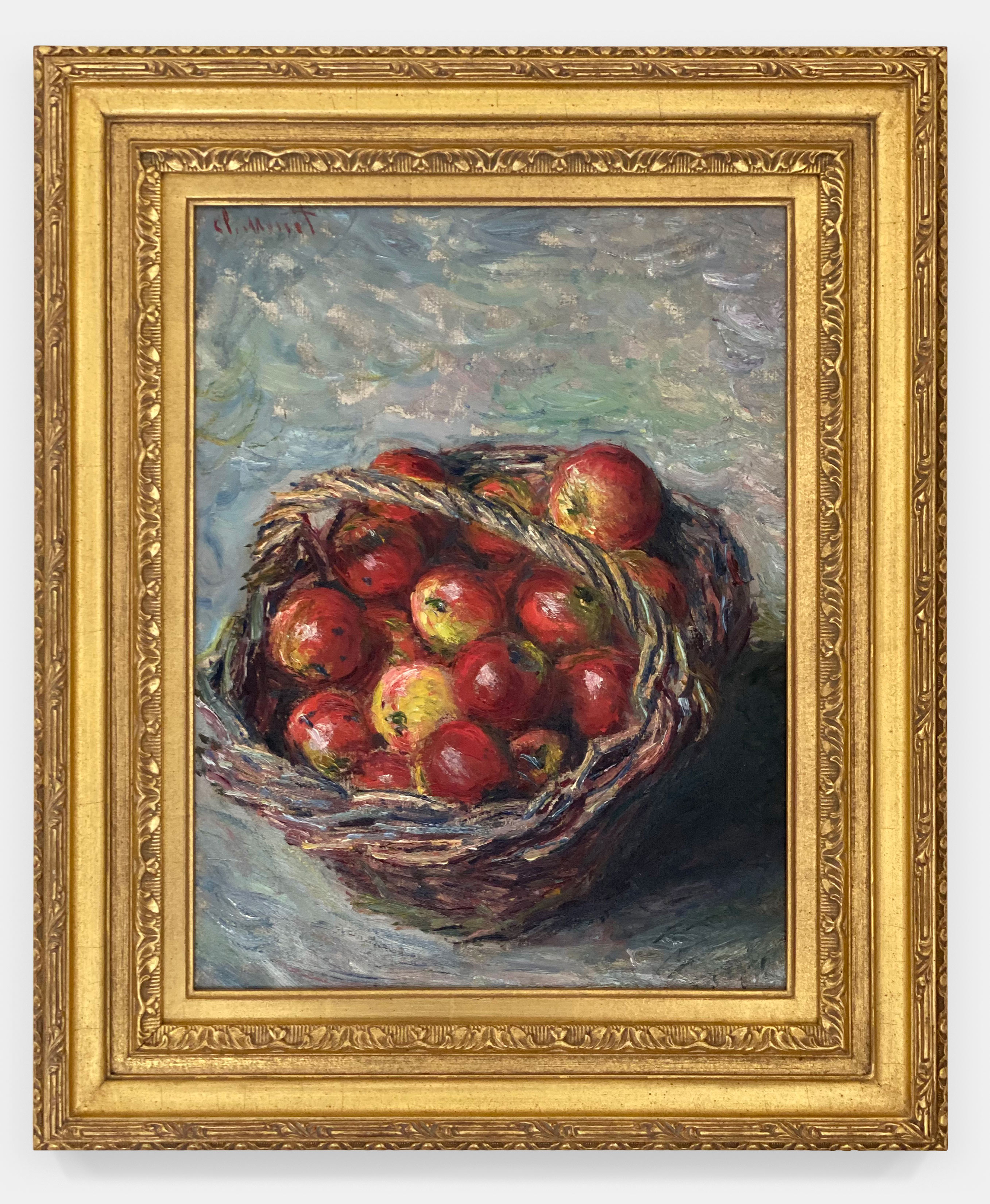 Image of Claude Monet's painting Panier de pommes