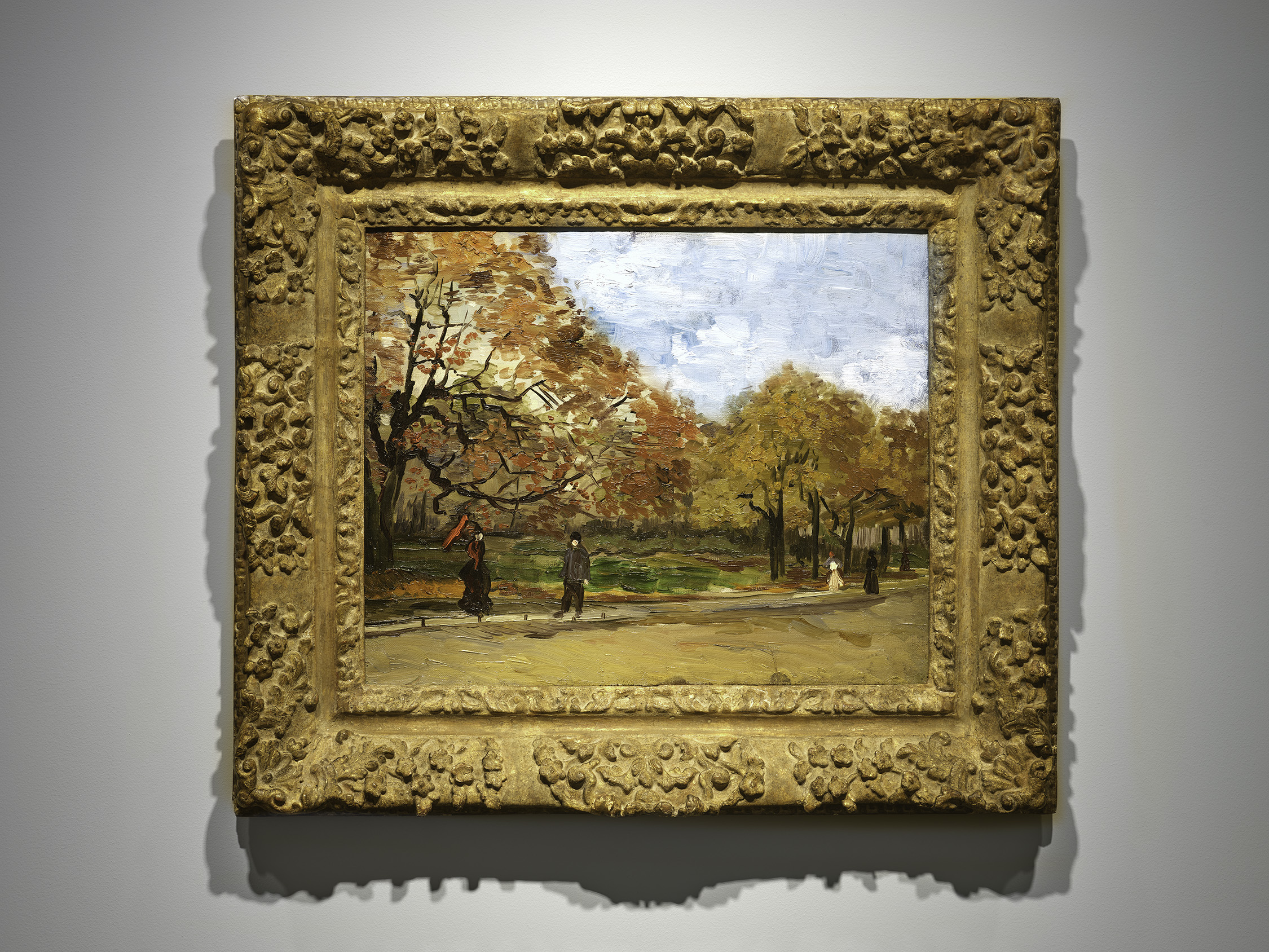 Vincent Van Gogh's painting titled View of a Park in Paris