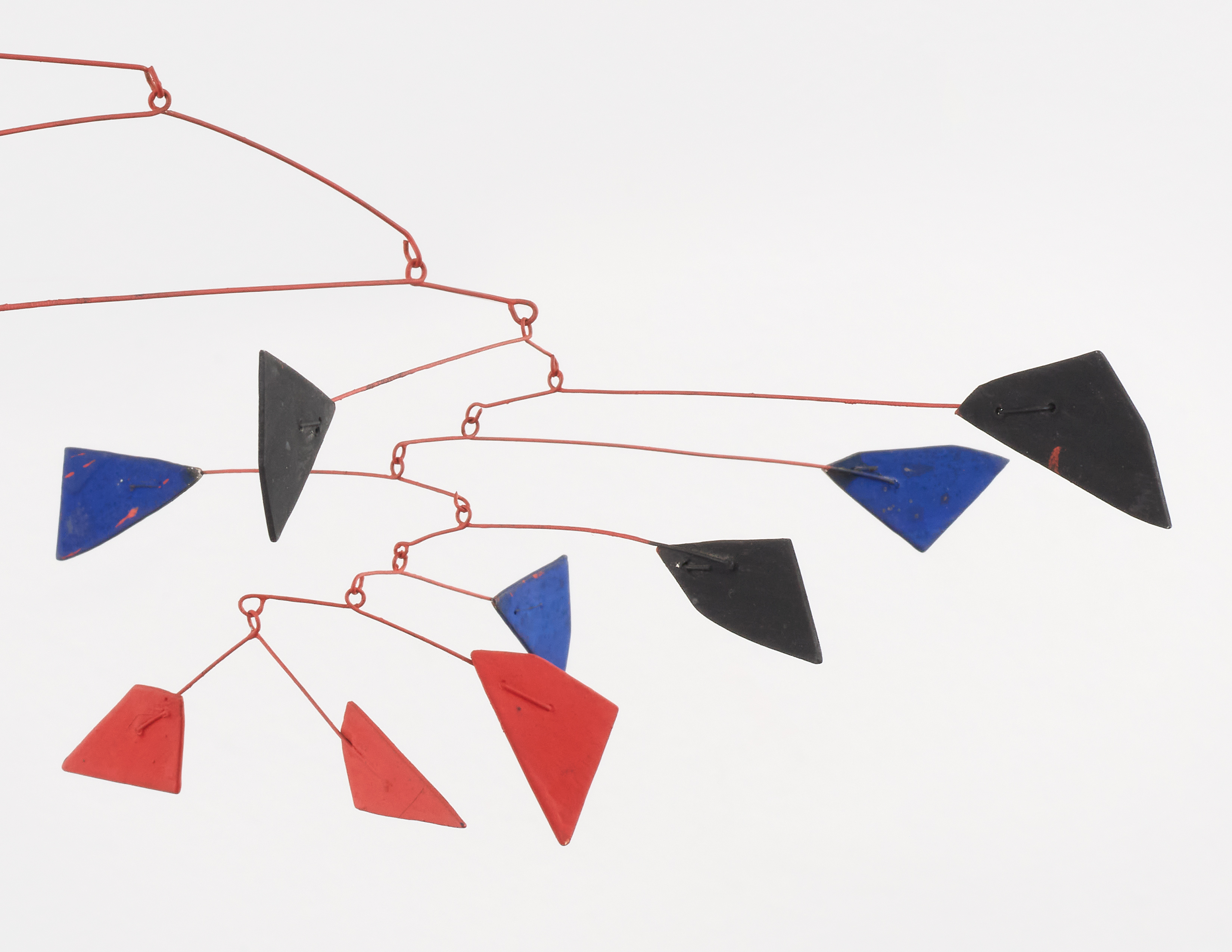 Detail view of Alexander Calder's Untitled mobile sculpture, c. 1956