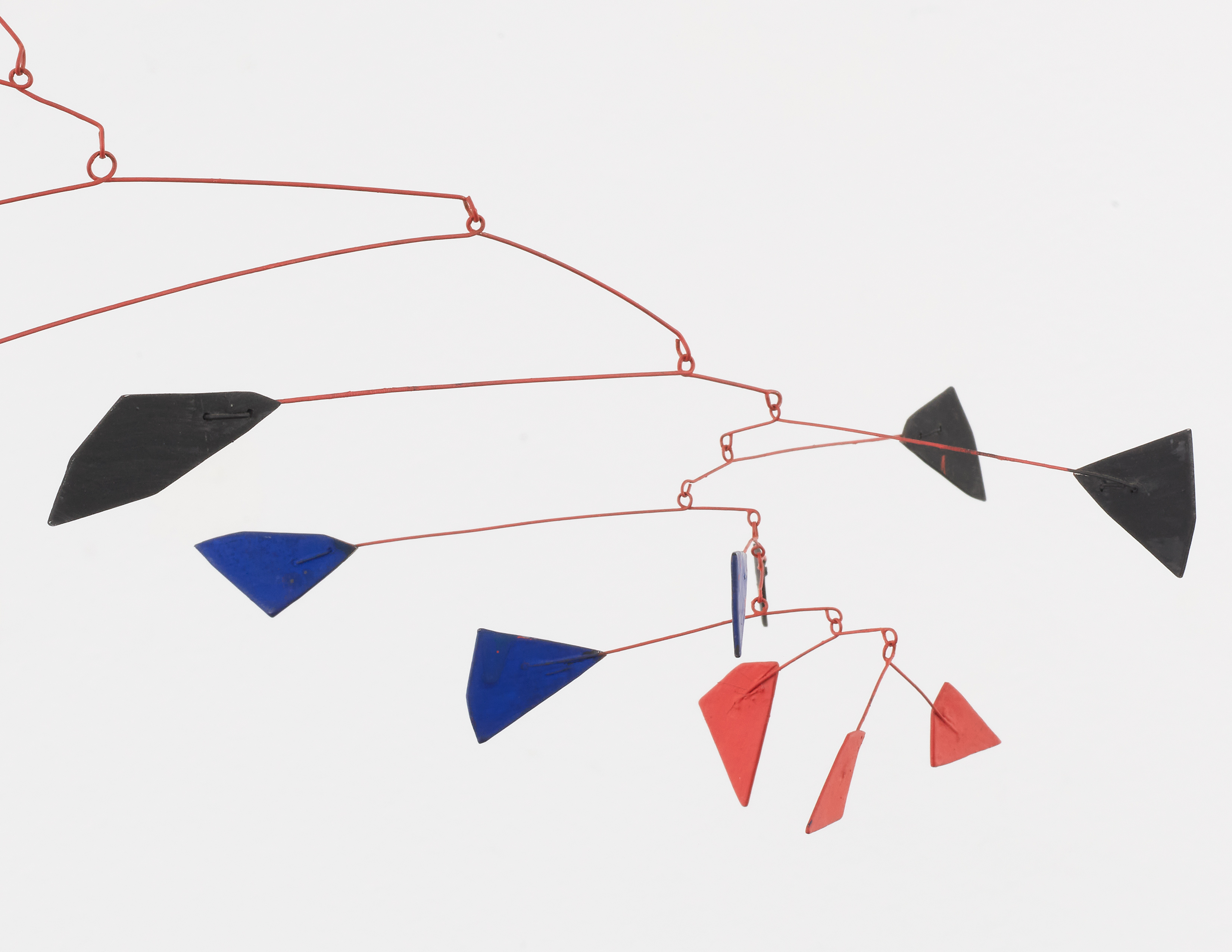 Detail view of Alexander Calder's Untitled mobile sculpture, c. 1956