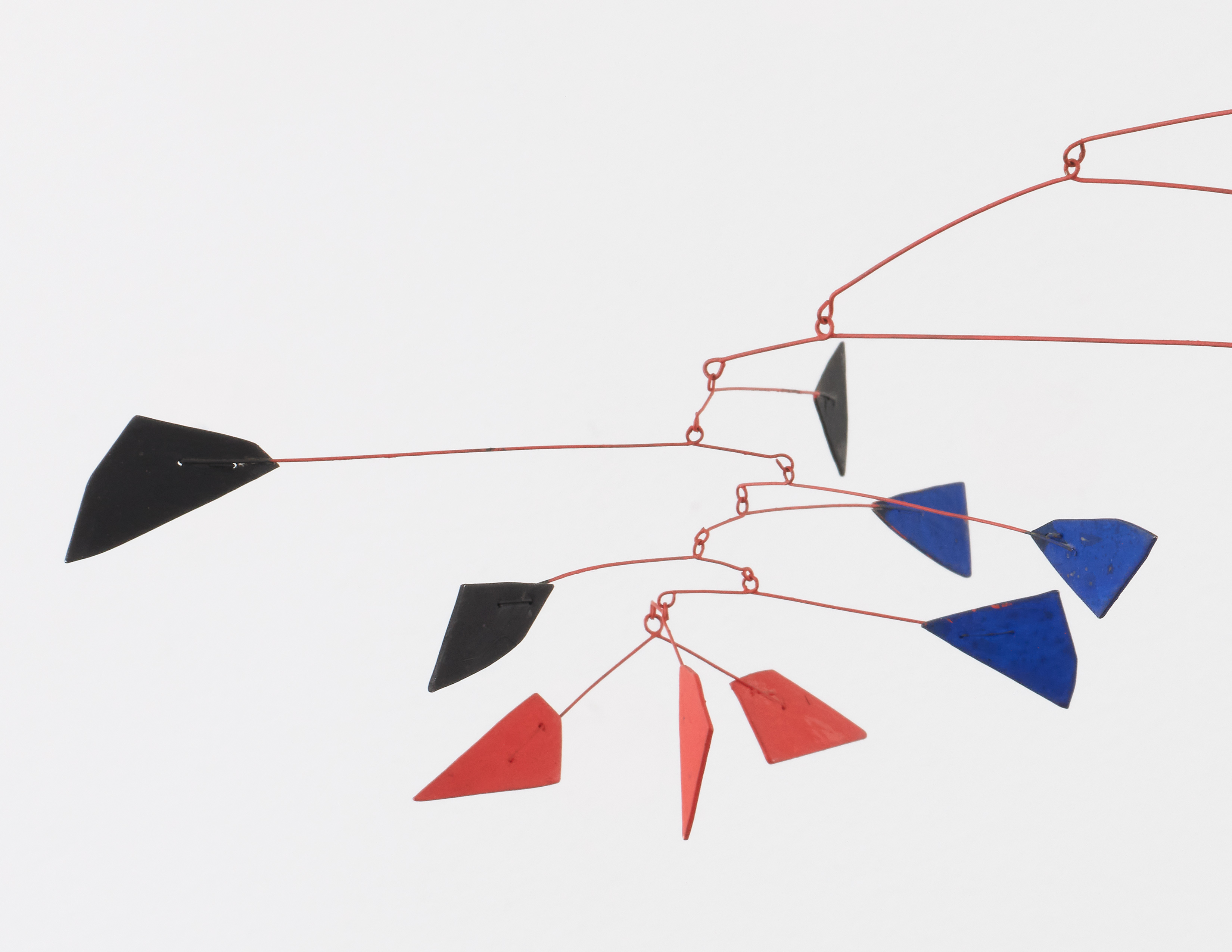 Detail view of Alexander Calder's Untitled mobile sculpture, c. 1956