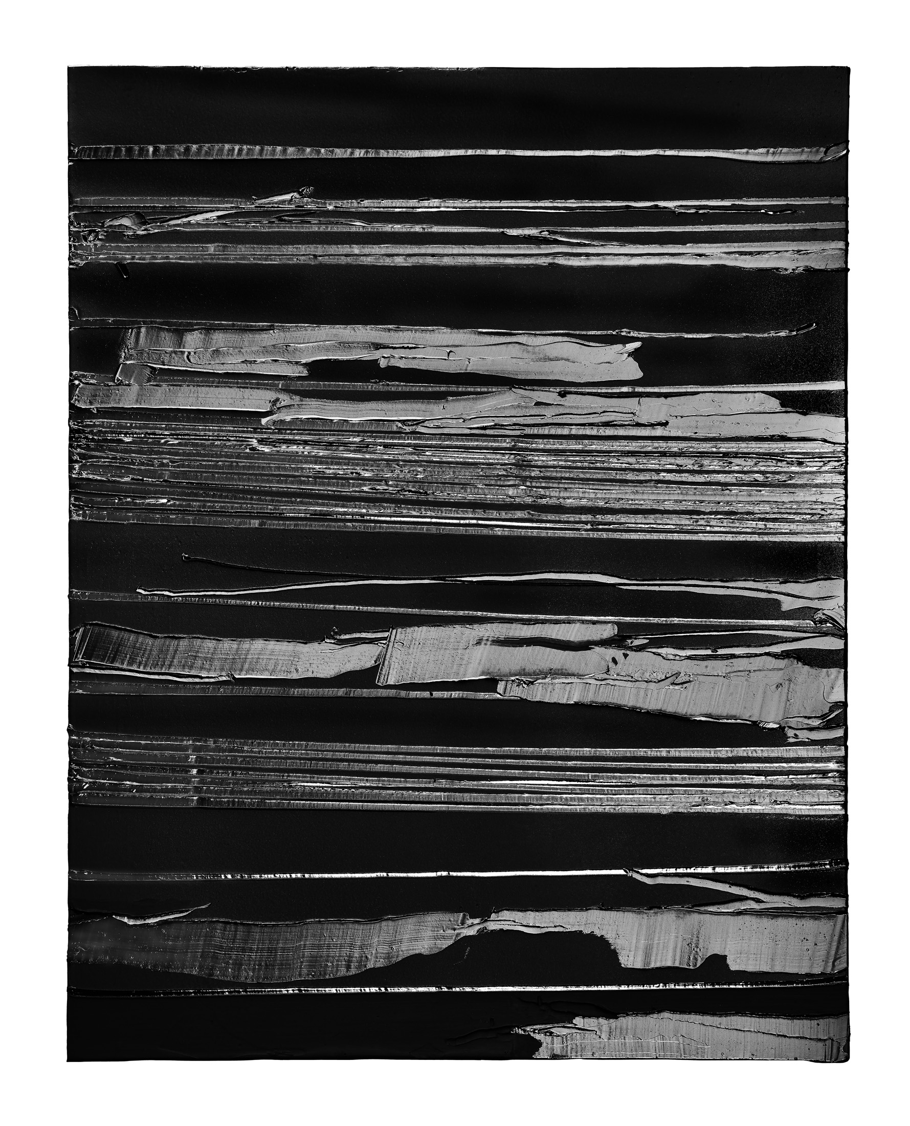 Pierre Soulages’s Peinture 130 x 102 cm, 22 juillet 2020