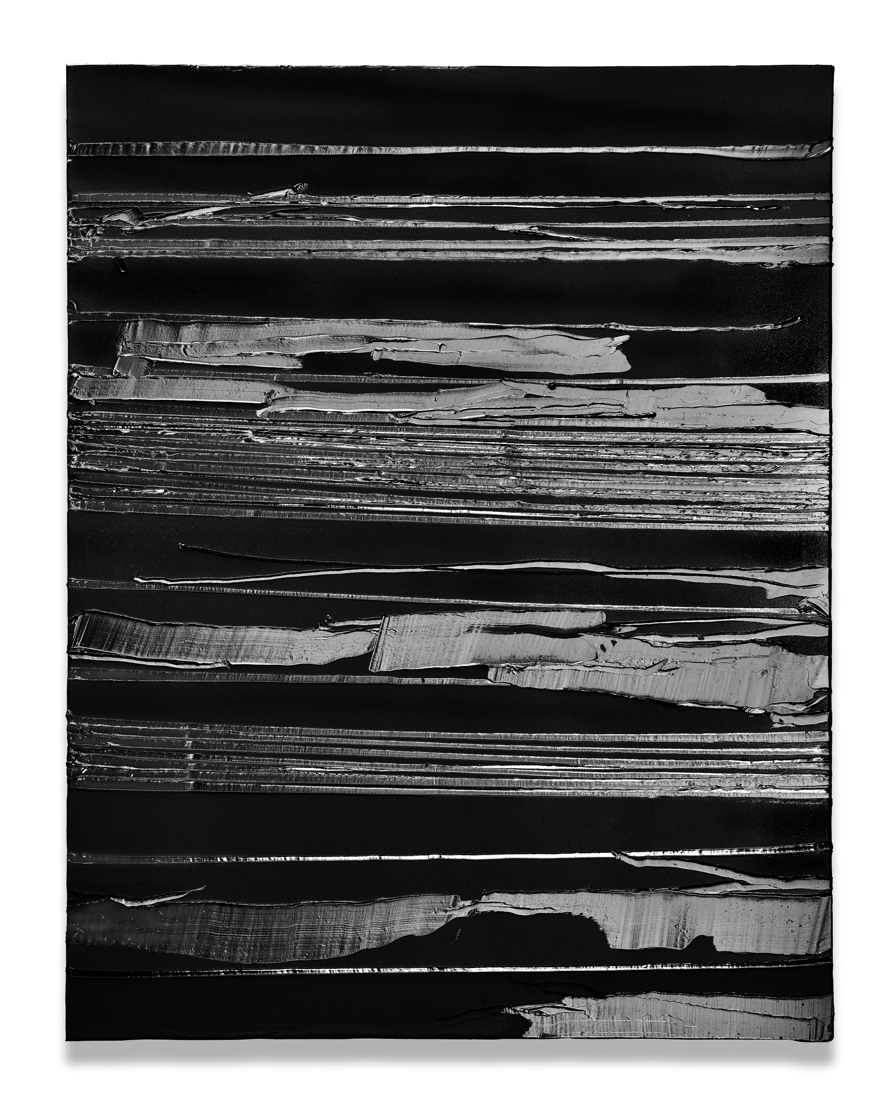 Pierre Soulages’s Peinture 130 x 102 cm, 22 juillet 2020