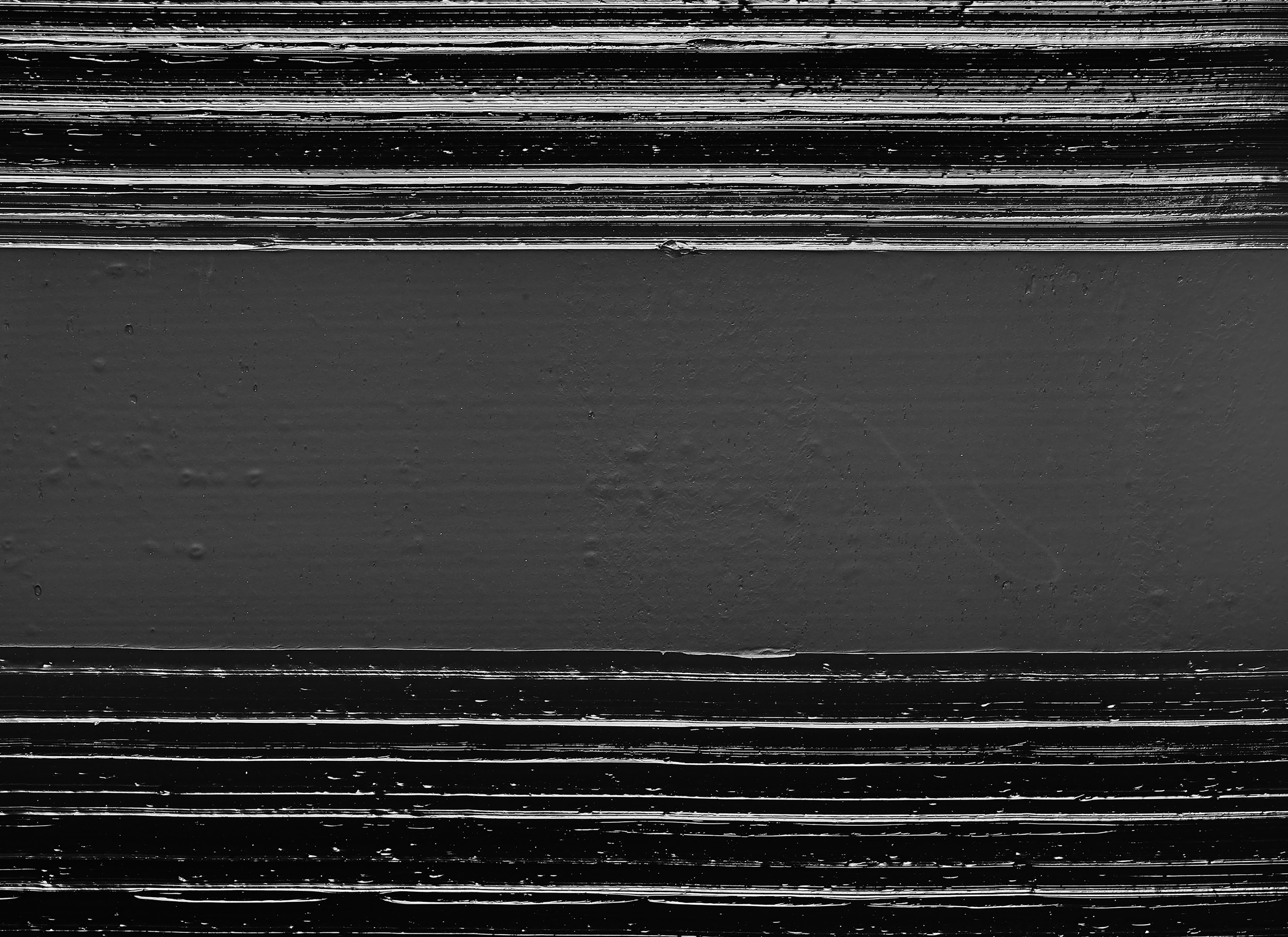 Detail of Pierre Soulages’s Peinture 165 x 143 cm, 31 août 2020