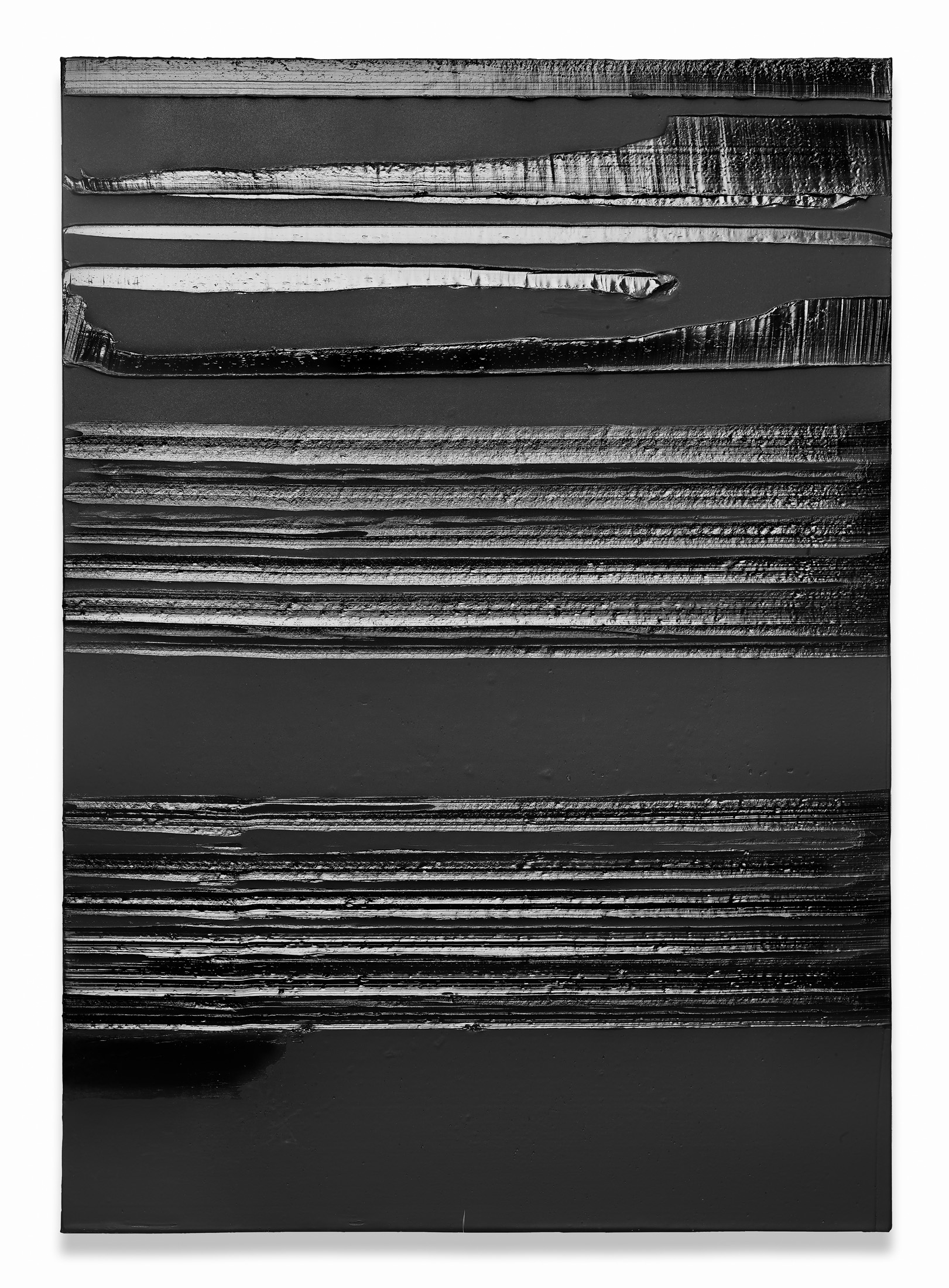 Pierre Soulages’s Peinture 181 x 128 cm, 26 juillet 2020