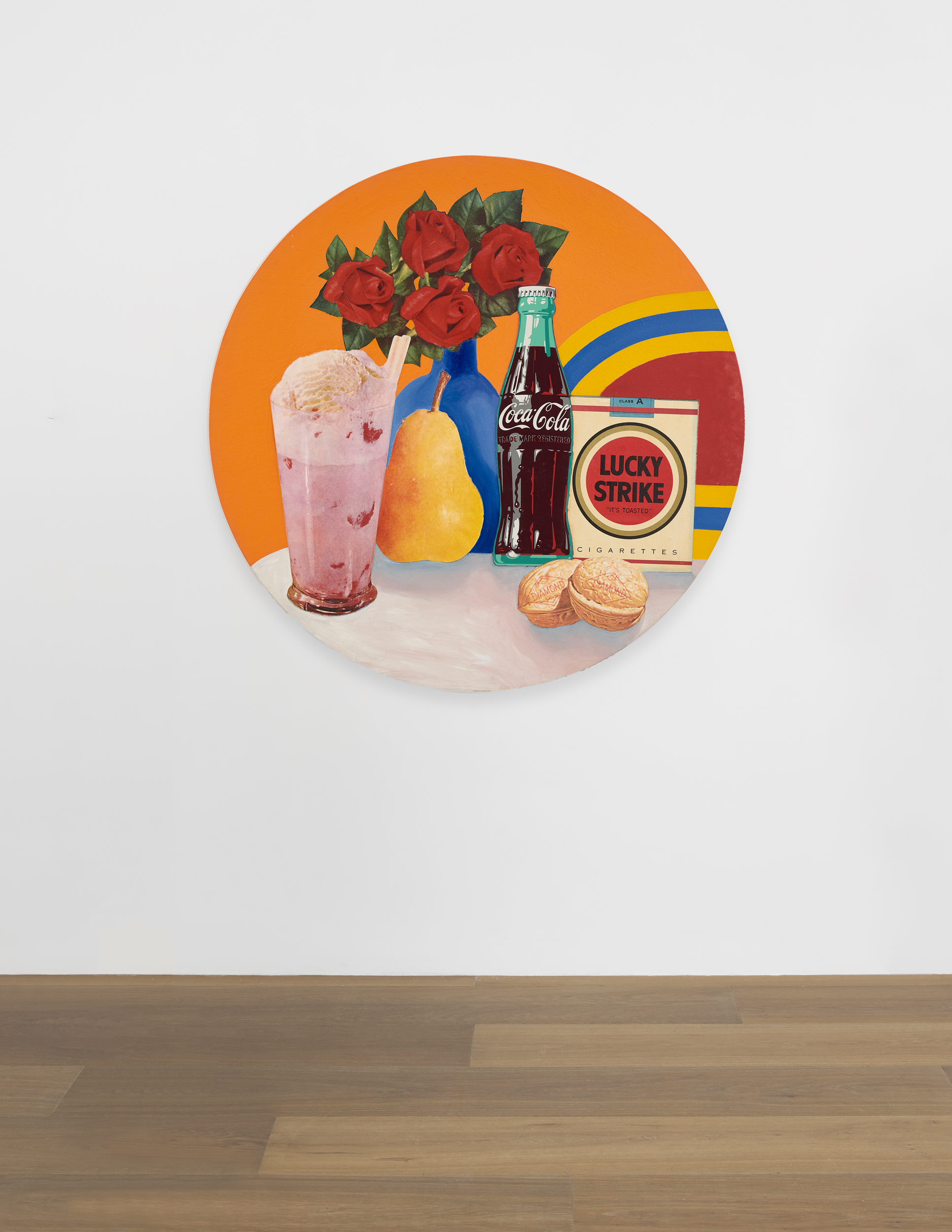 Installation view of Tom Wesselmann's collage Still Life #34