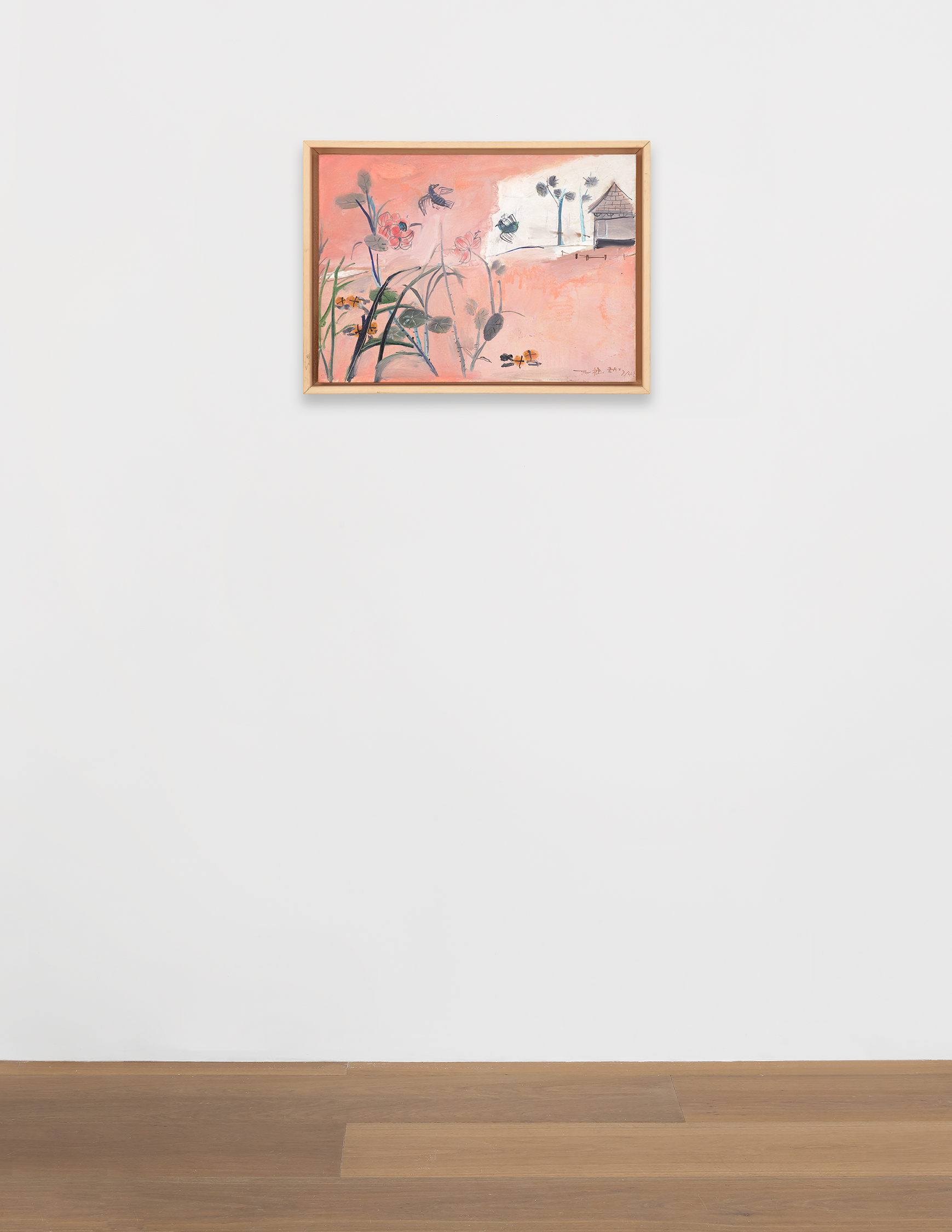 Installation view of Zao Wou-Ki's Untitled 1948 painting