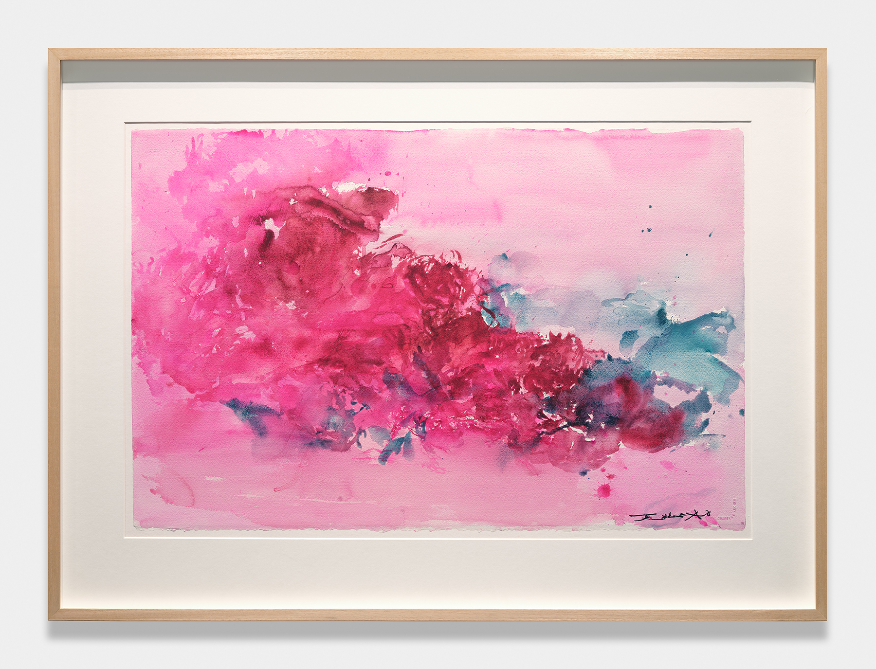 Zao Wou-Ki's Untitled 2007 watercolor