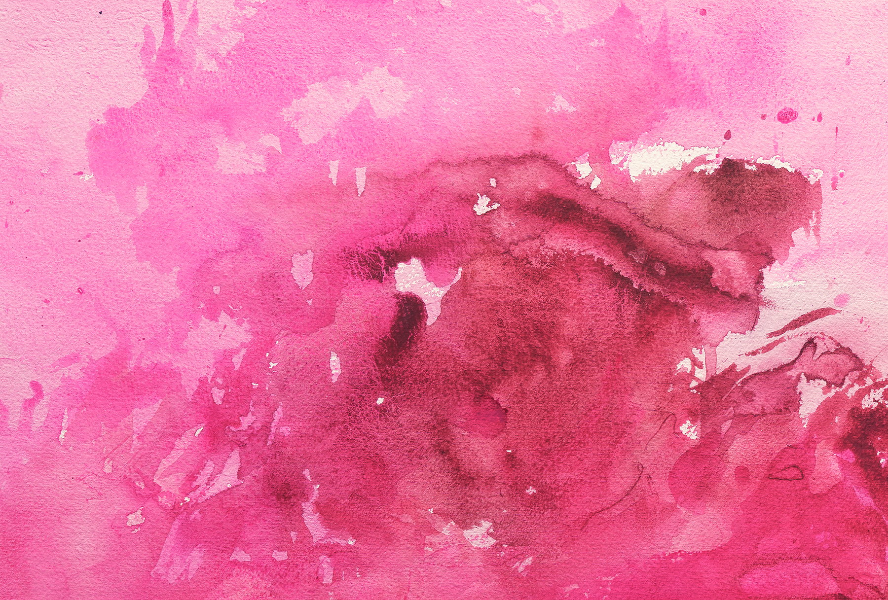 Detail view of Zao Wou-Ki's Untitled 2007 watercolor