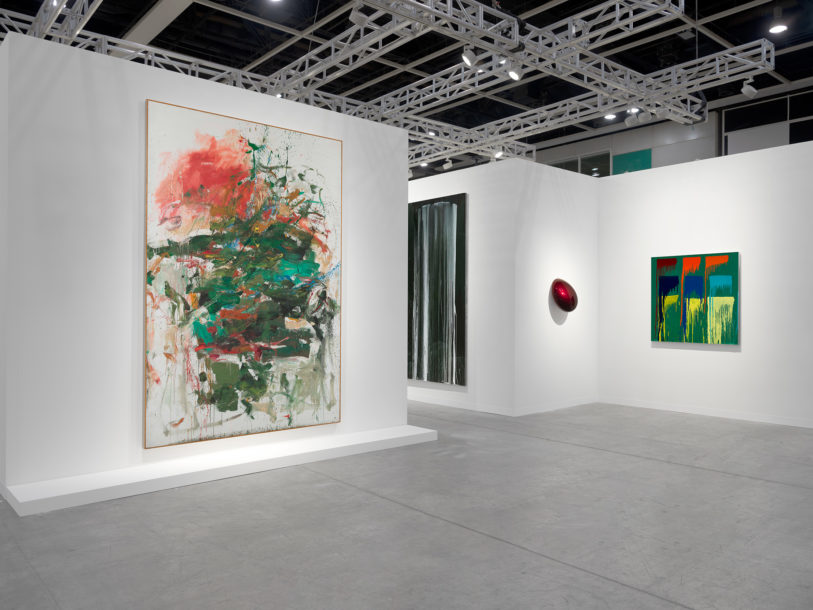 Installation view of Lévy Gorvy's booth at Art Basel Hong Kong