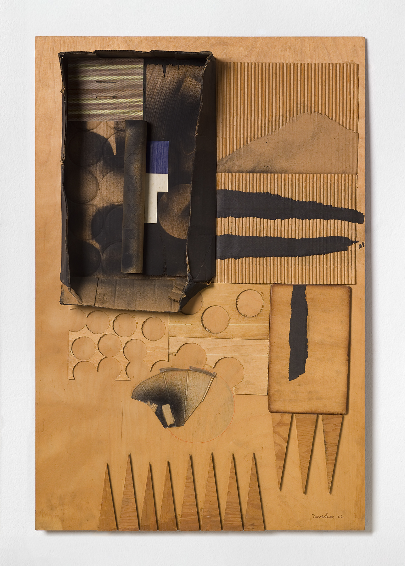 Louise Nevelson's Untitled collage dated 1966