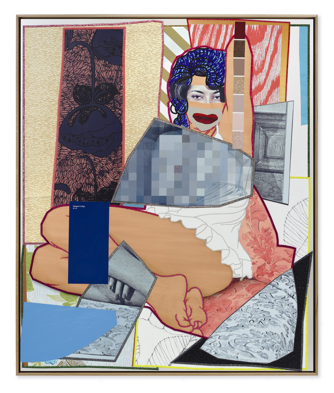 Mickalene Thomas's painting August 1975