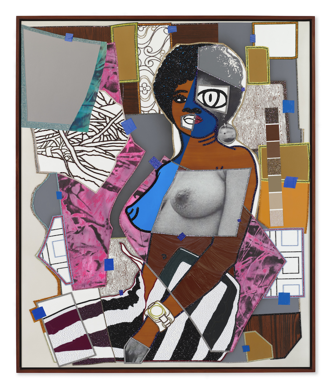 Mickalene Thomas's painting February 1971