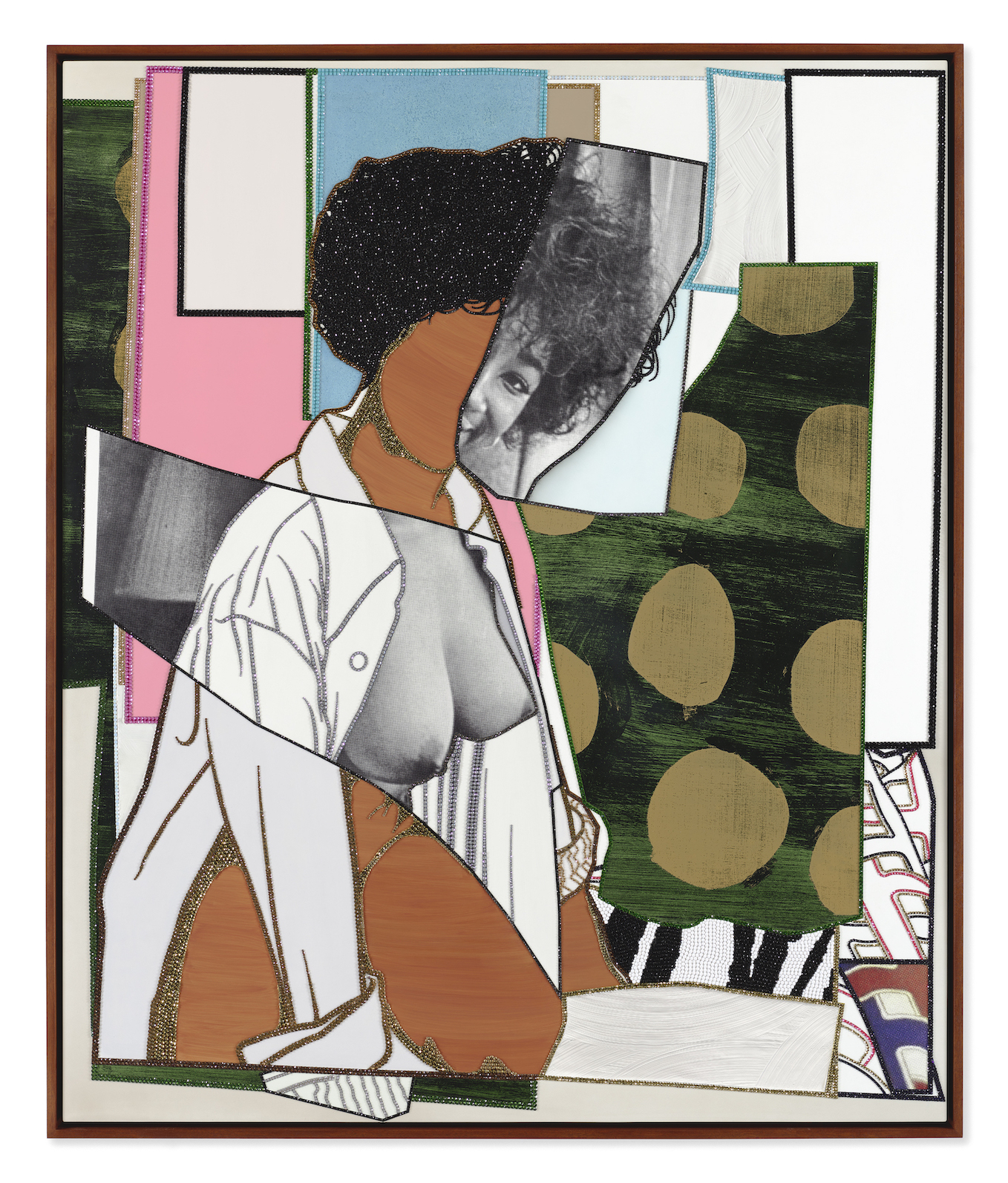 Mickalene Thomas's painting February 1975