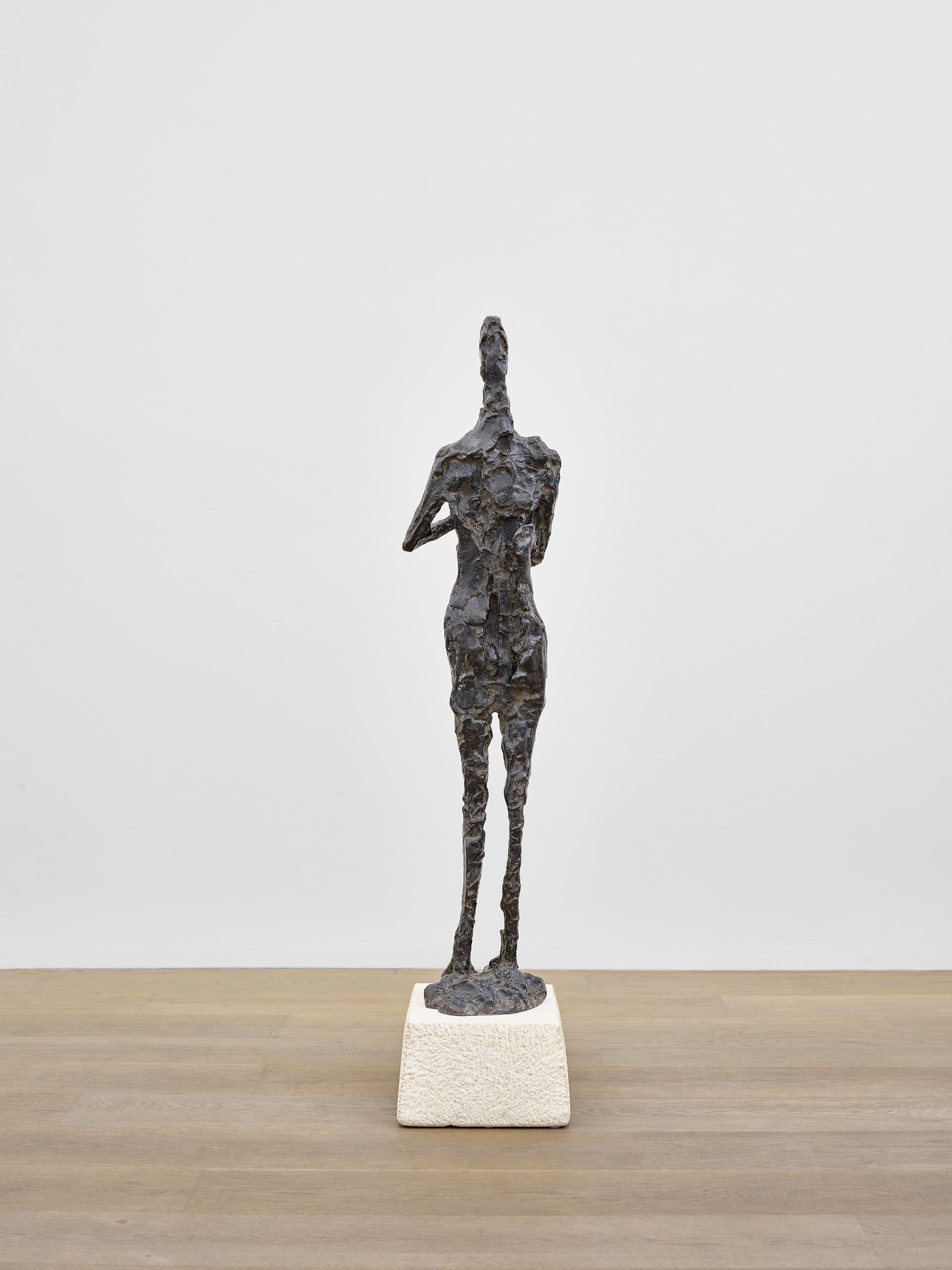 Installation view of Germaine Richier's bronze sculpture Le Grain