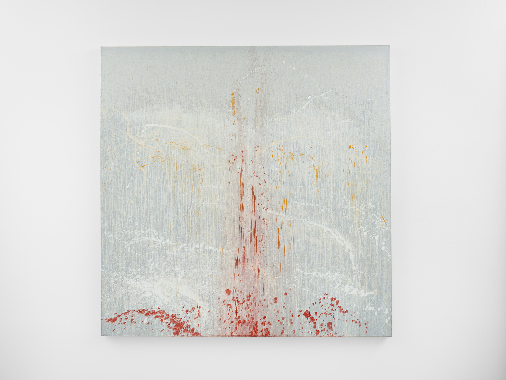 Pat Steir's painting Through the Eye of the Jellyfish