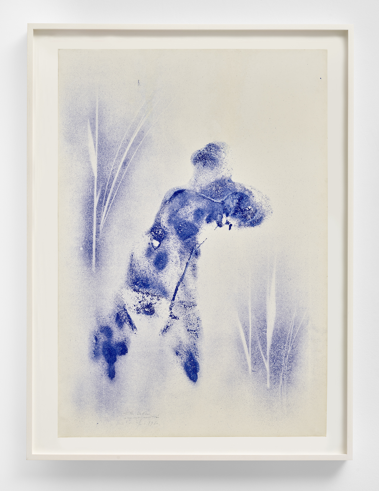 Yves Klein's painting Anthropométrie sans titre (ANT 162)