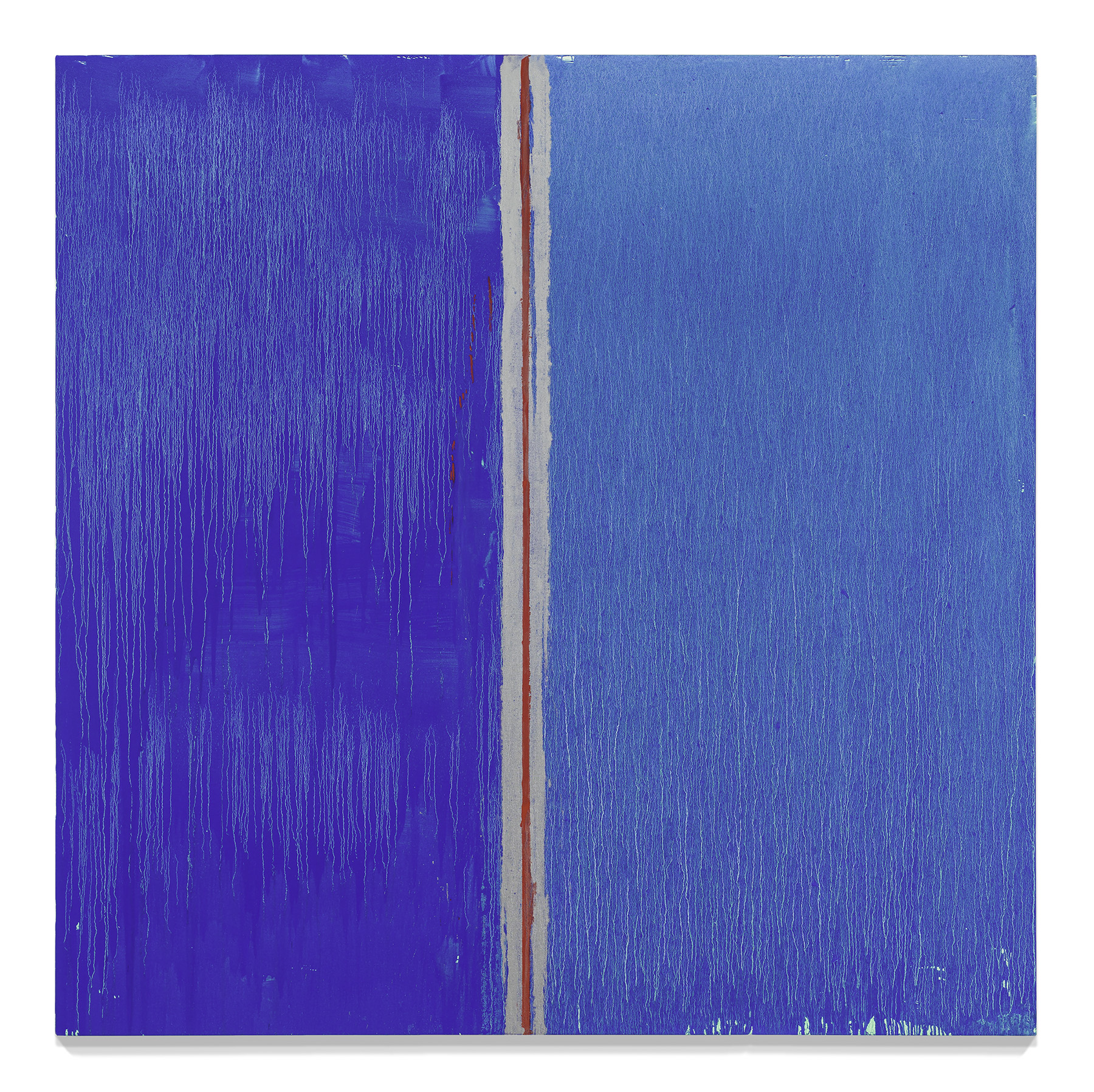 Pat Steir's painting Two Blues