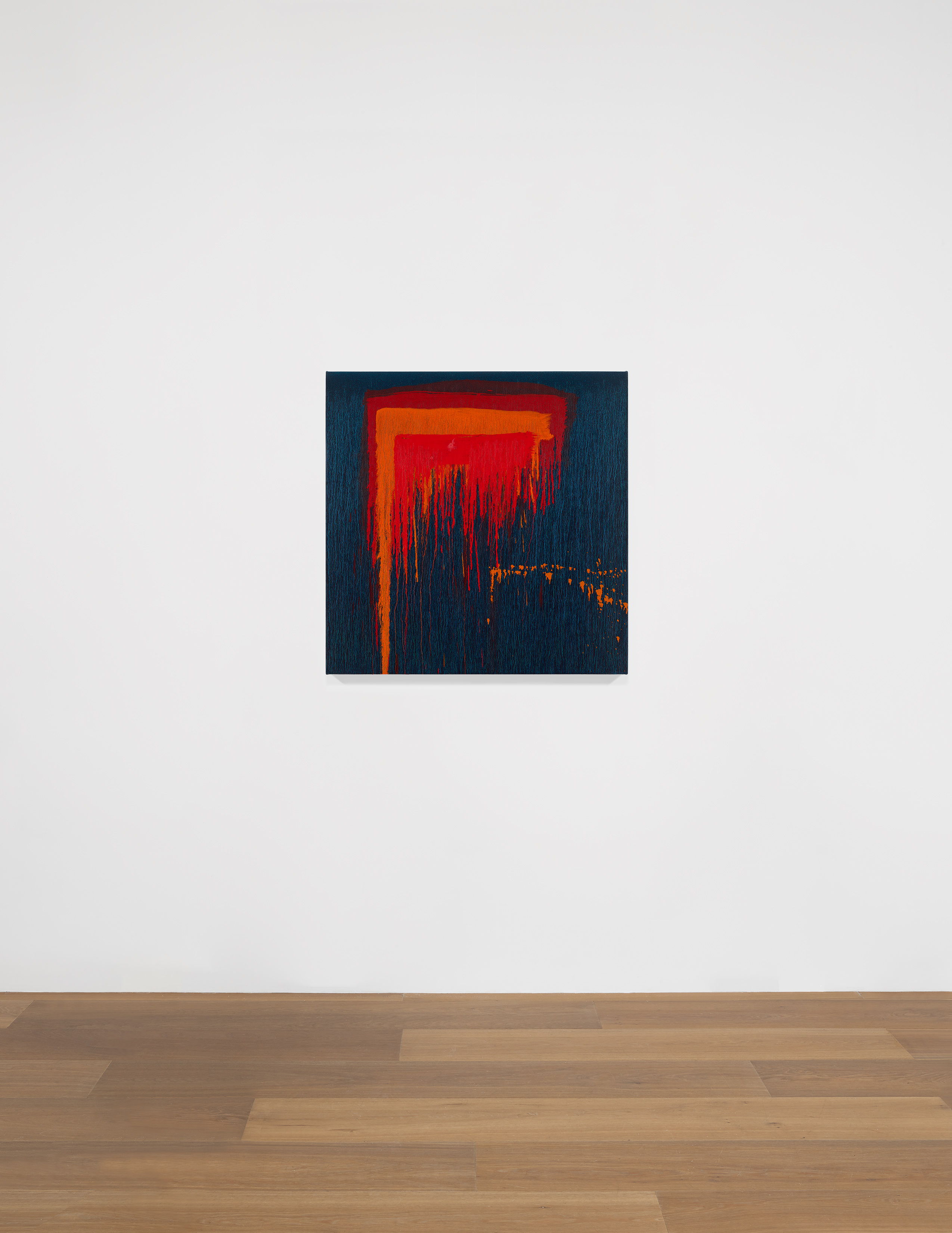 Installation view of Pat Steir's painting Untitled XXVII, 2019 (Taipei)