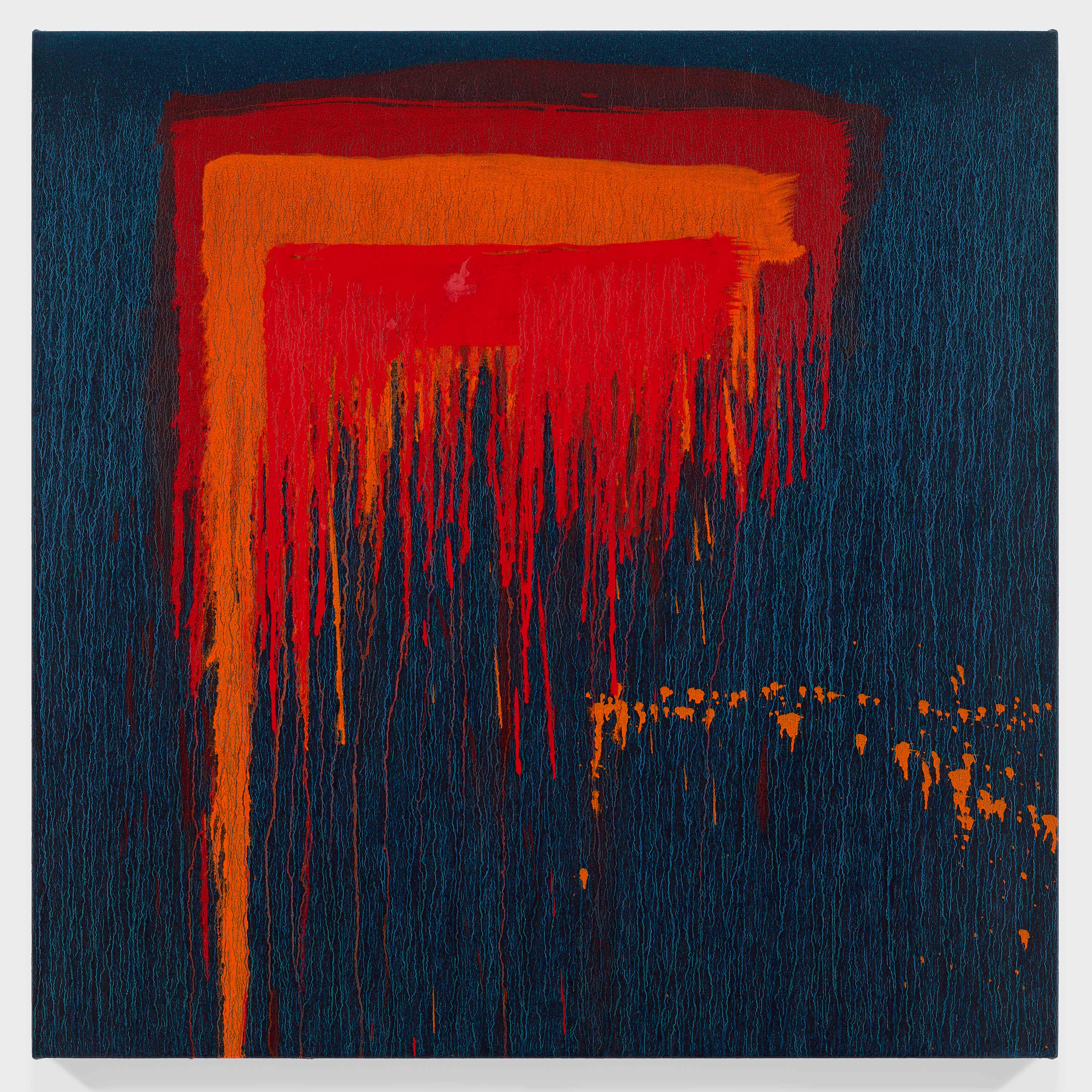 Pat Steir's painting Untitled XXVII, 2019 (Taipei)