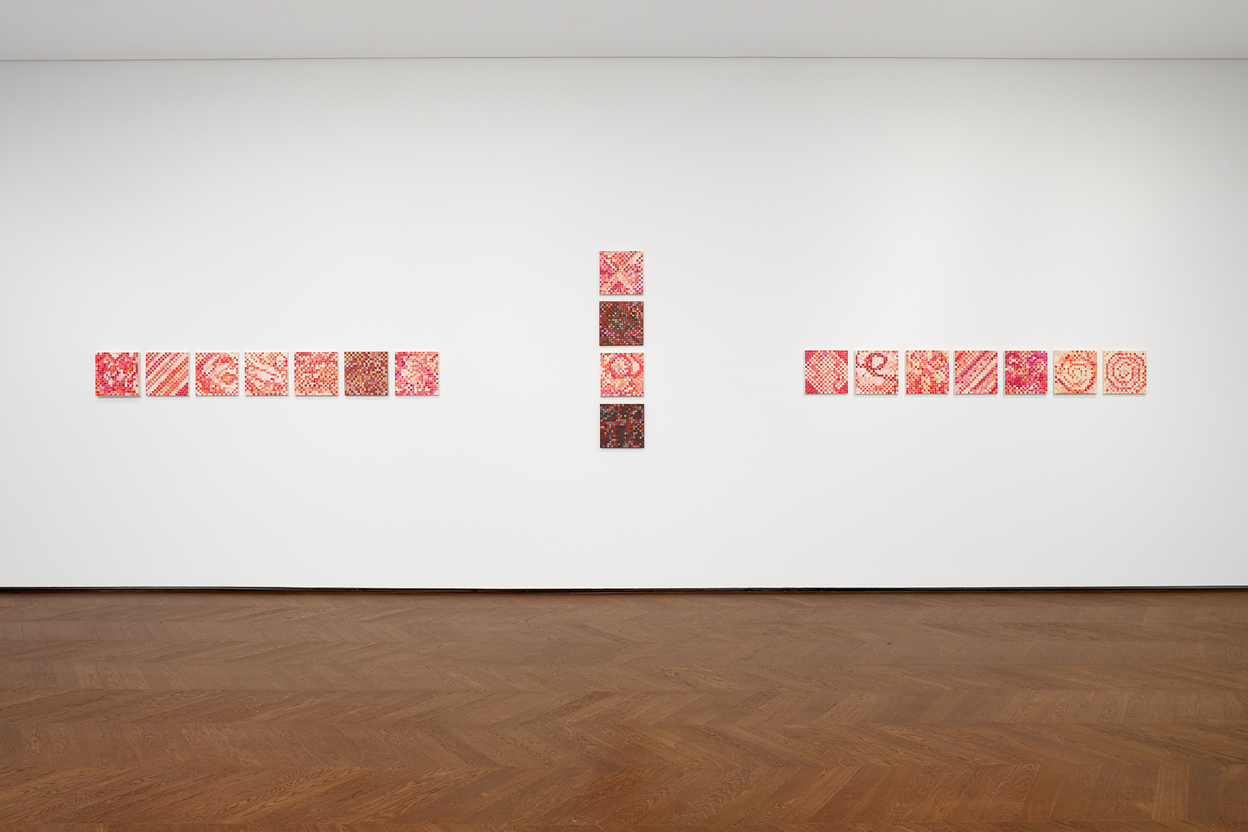 Installation view of Jutta Koether's solo exhibition Femme Colonne at Levy Gorvy London