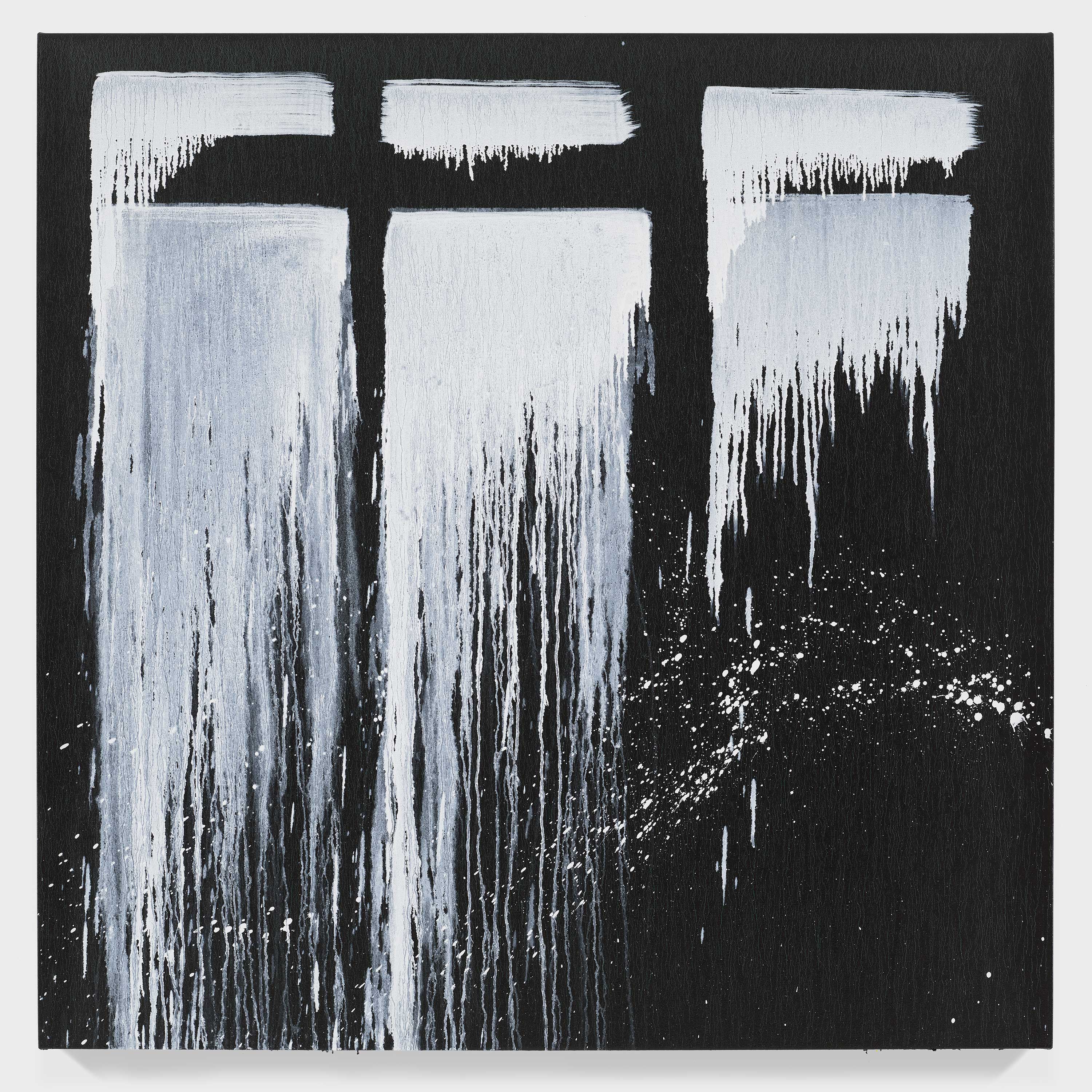 Pat Steir's painting Untitled IV, 2019 (Taipei)