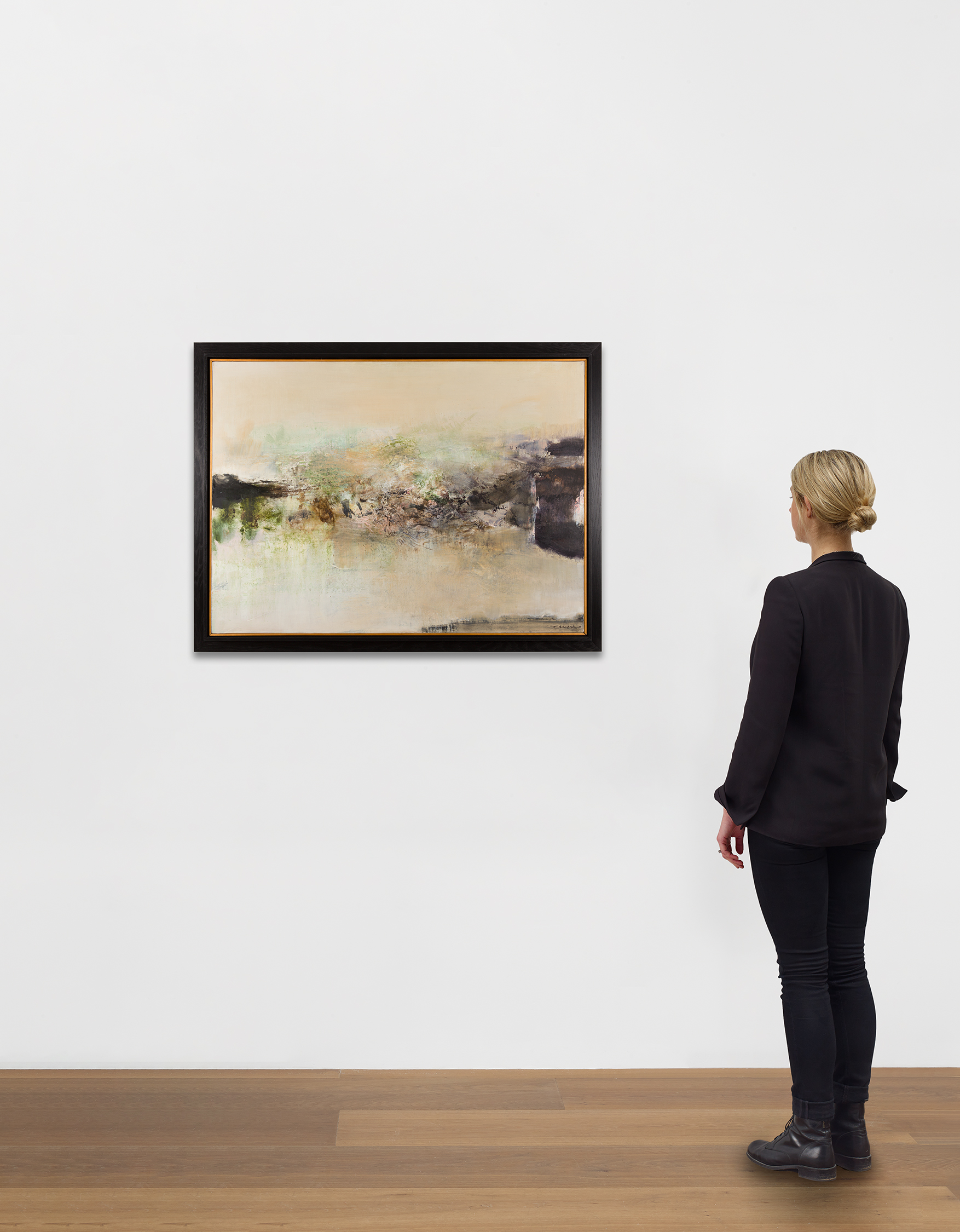 Scale view of Zao Wou-Ki's painting 17.02.71–12.05.76