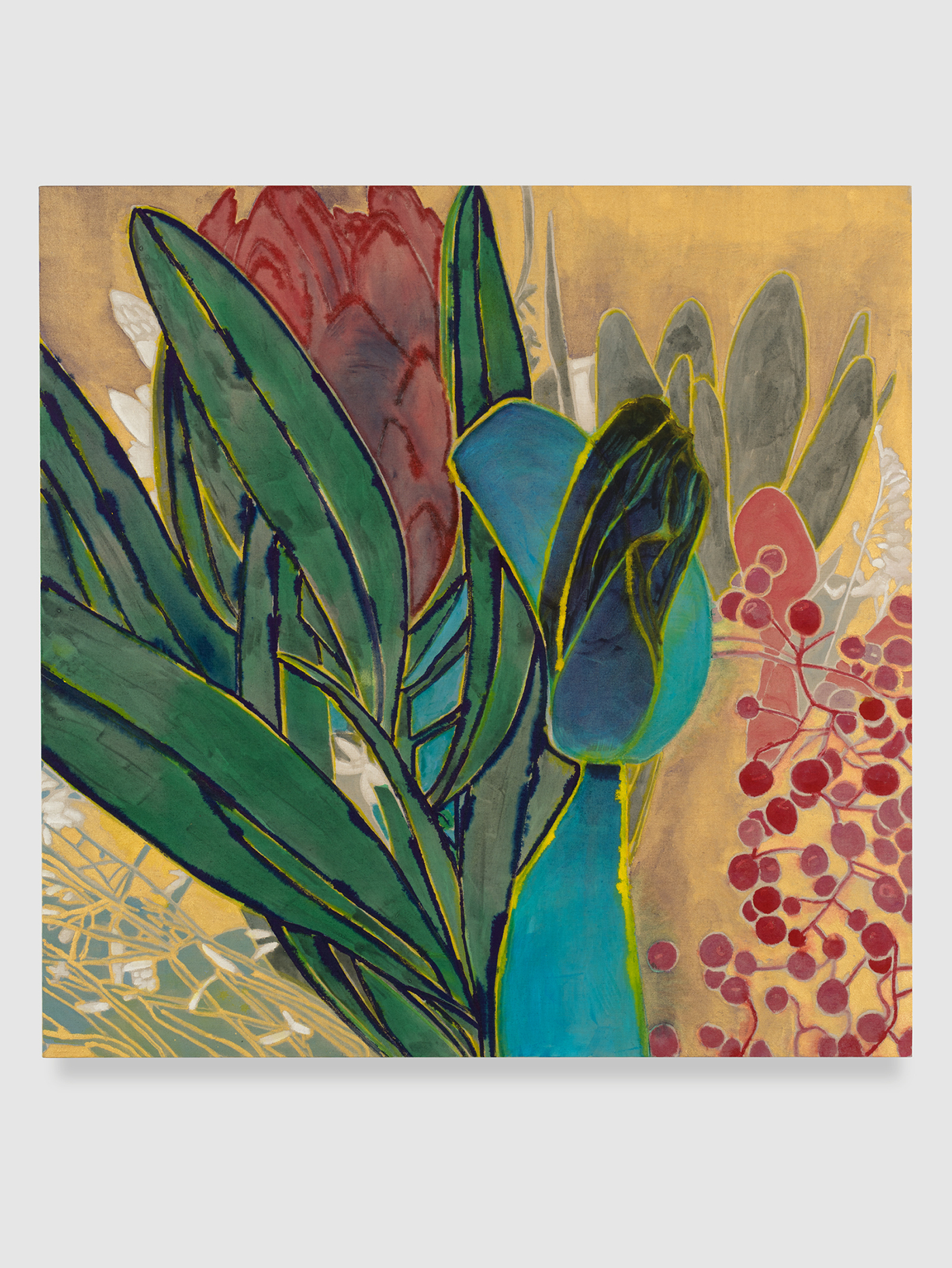 Image of Francesco Clemente's painting Winter Flowers XIII