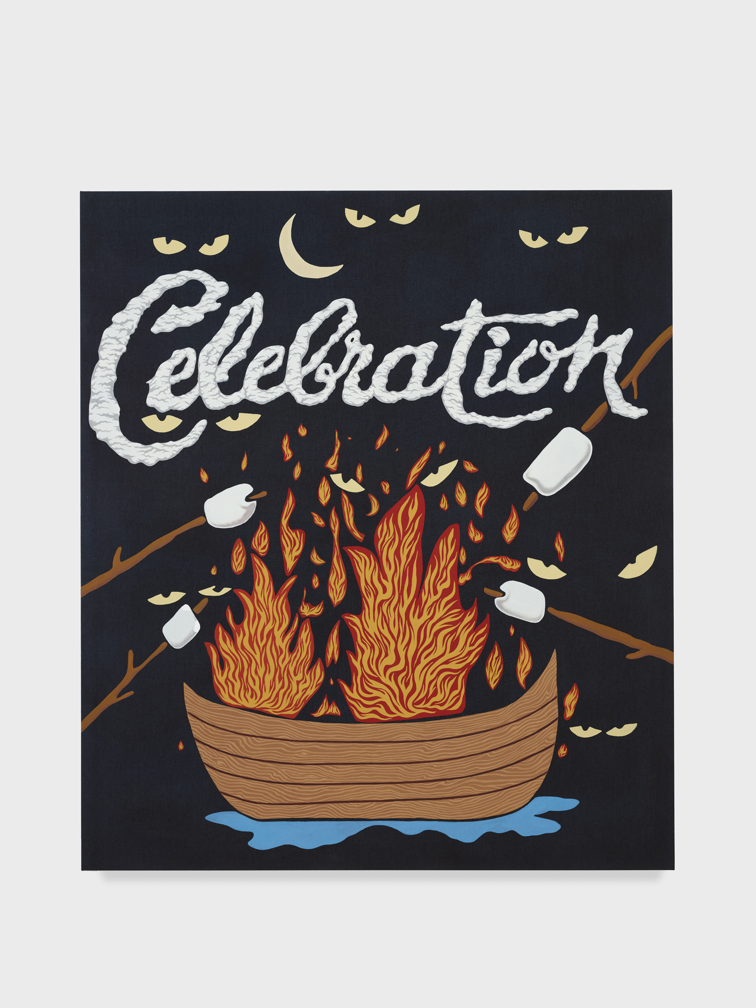 Image of Joel Mesler's painting Celebration