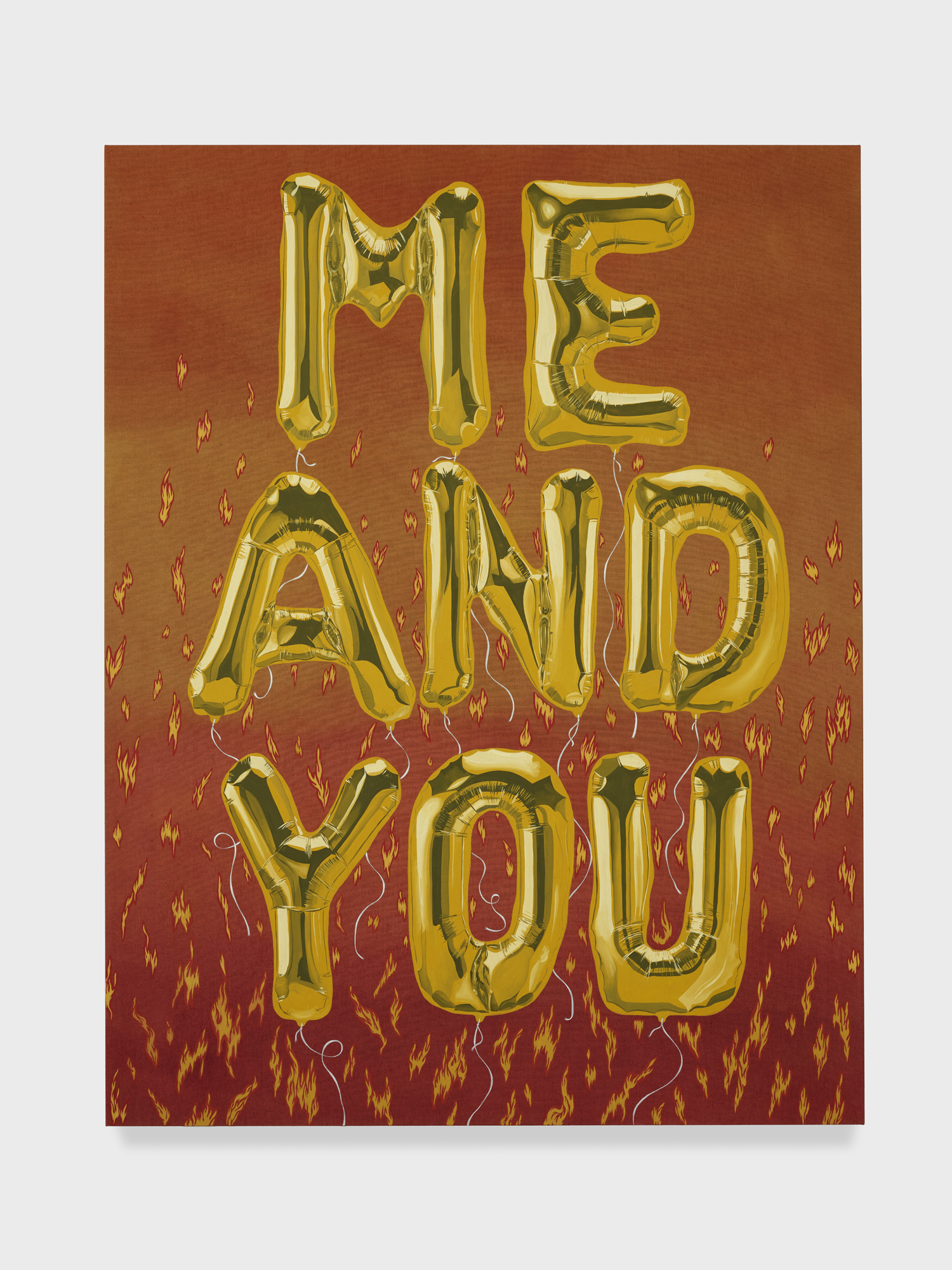 Image of Joel Mesler's painting Me and You