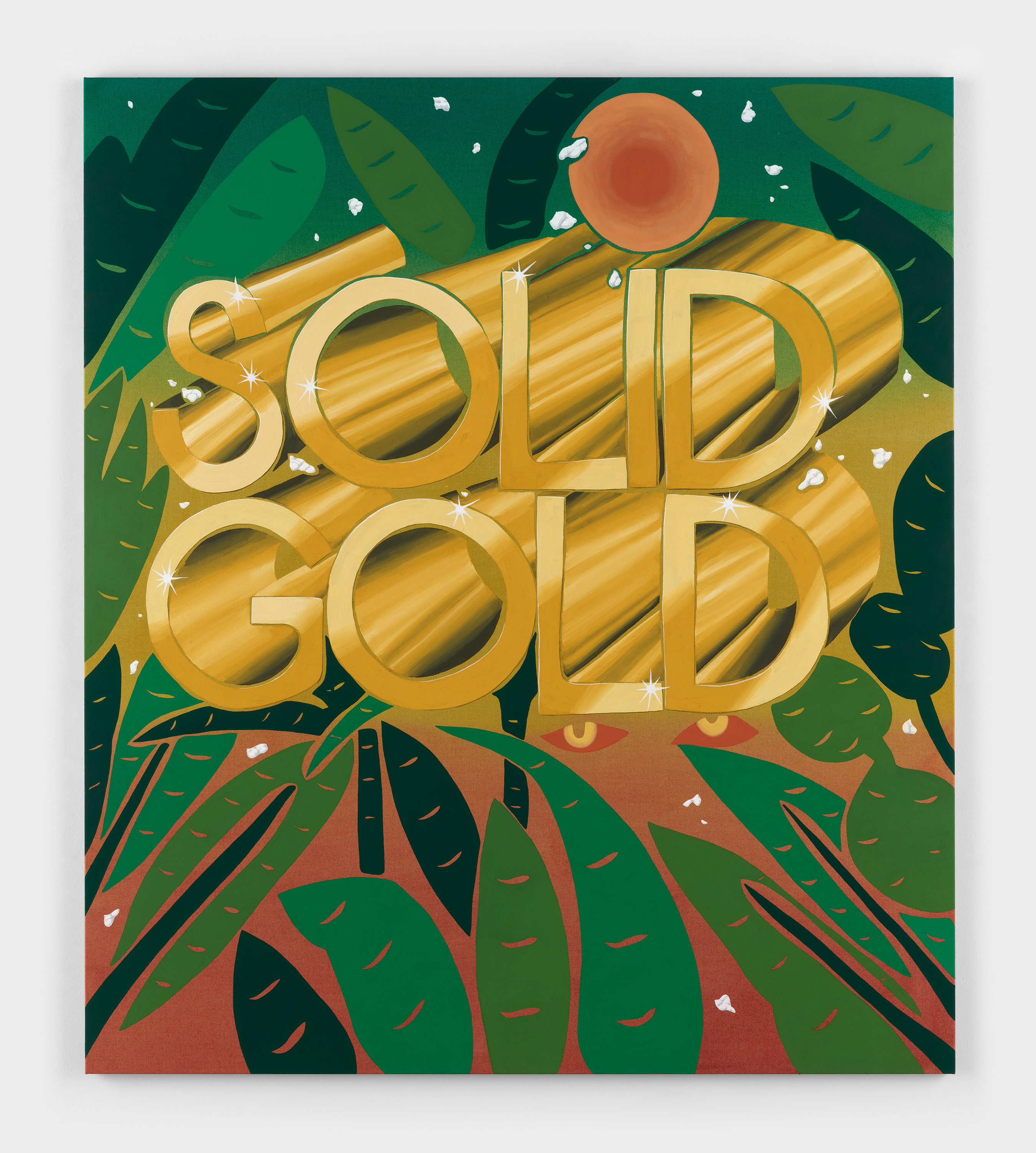 Image of Joel Mesler's painting Solid Gold