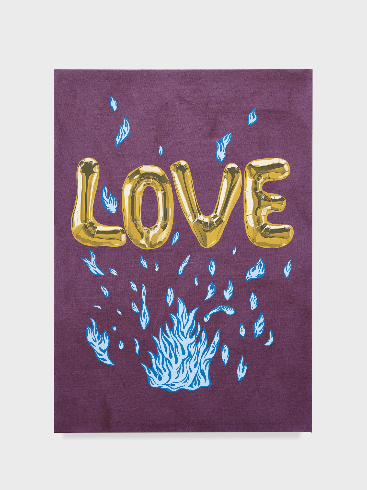 Image of Joel Mesler's painting LOVE