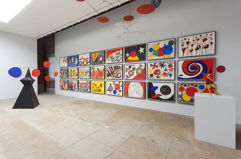 Installation view of the exhibition Alexander Calder