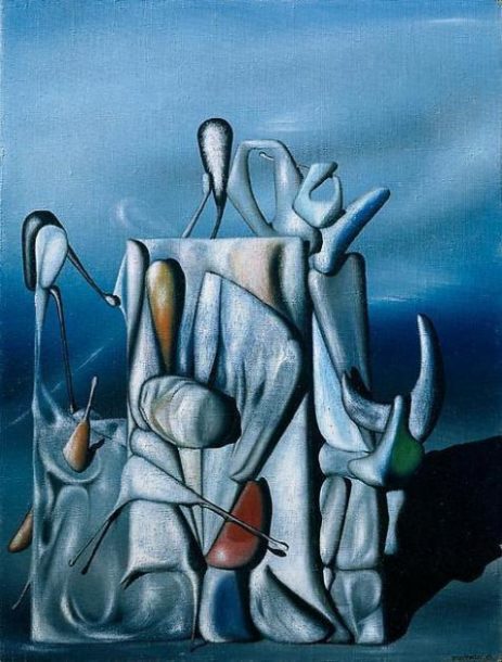 Image of Yves Tanguy's painting L'Oubli des nombres