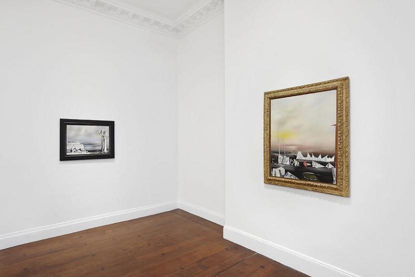 Installation view of the exhibition Tanguy Calder: Between Surrealism and Abstraction in New York