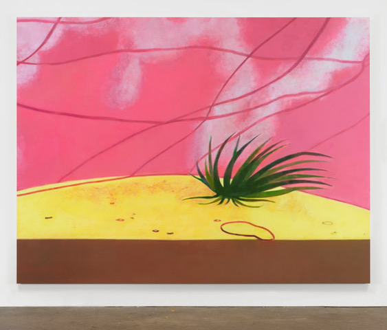 Dan Colen's painting Vengeance 2015–16